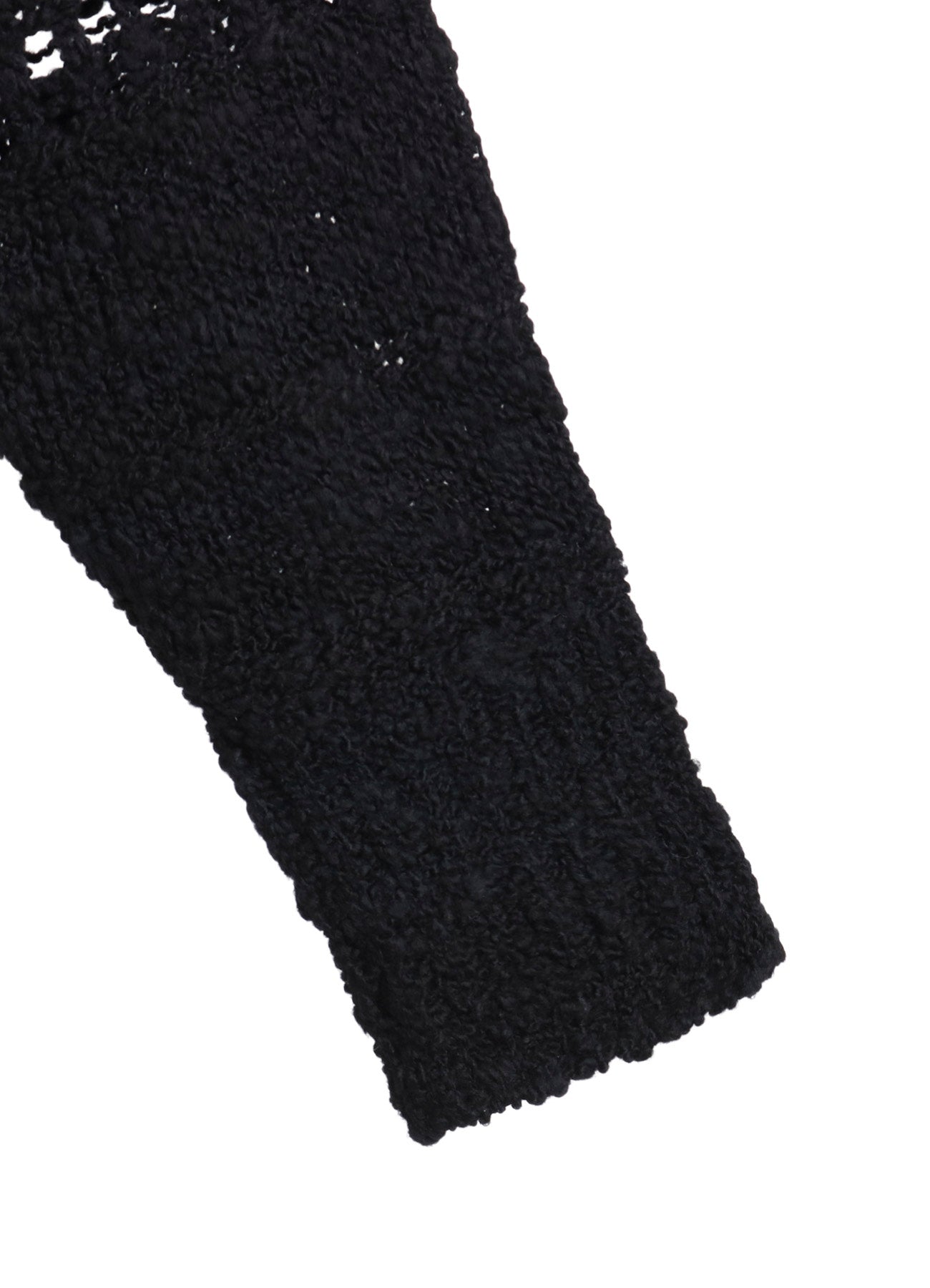 THICK SLUB JERSEY CURLED COLLAR PULLOVER