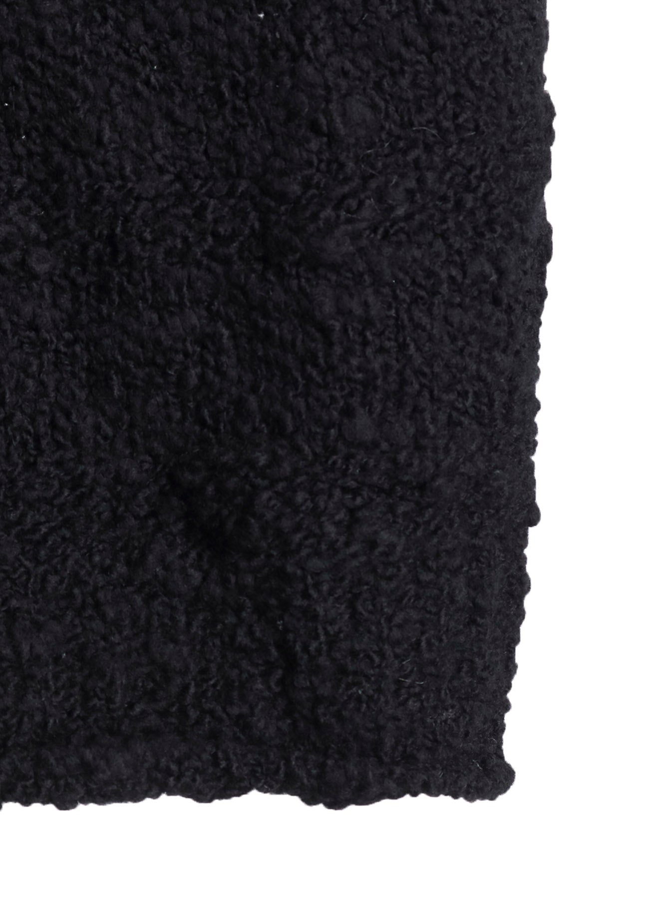 THICK SLUB JERSEY CURLED COLLAR PULLOVER