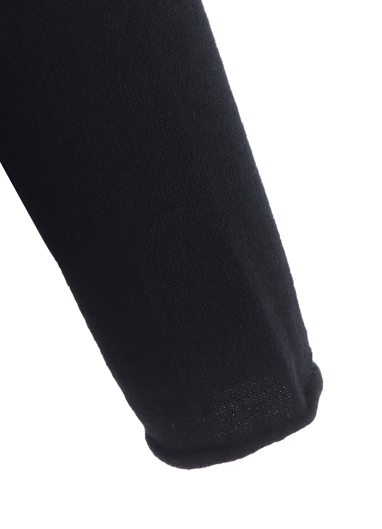 WOOL ASYMMETRIC CREW NECK PULLOVER
