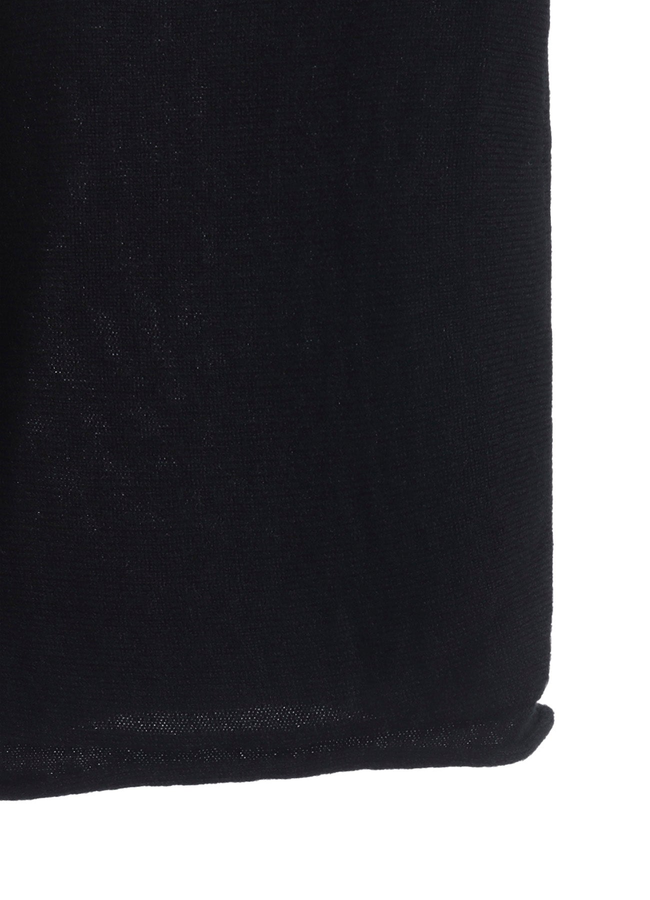 WOOL ASYMMETRIC CREW NECK PULLOVER