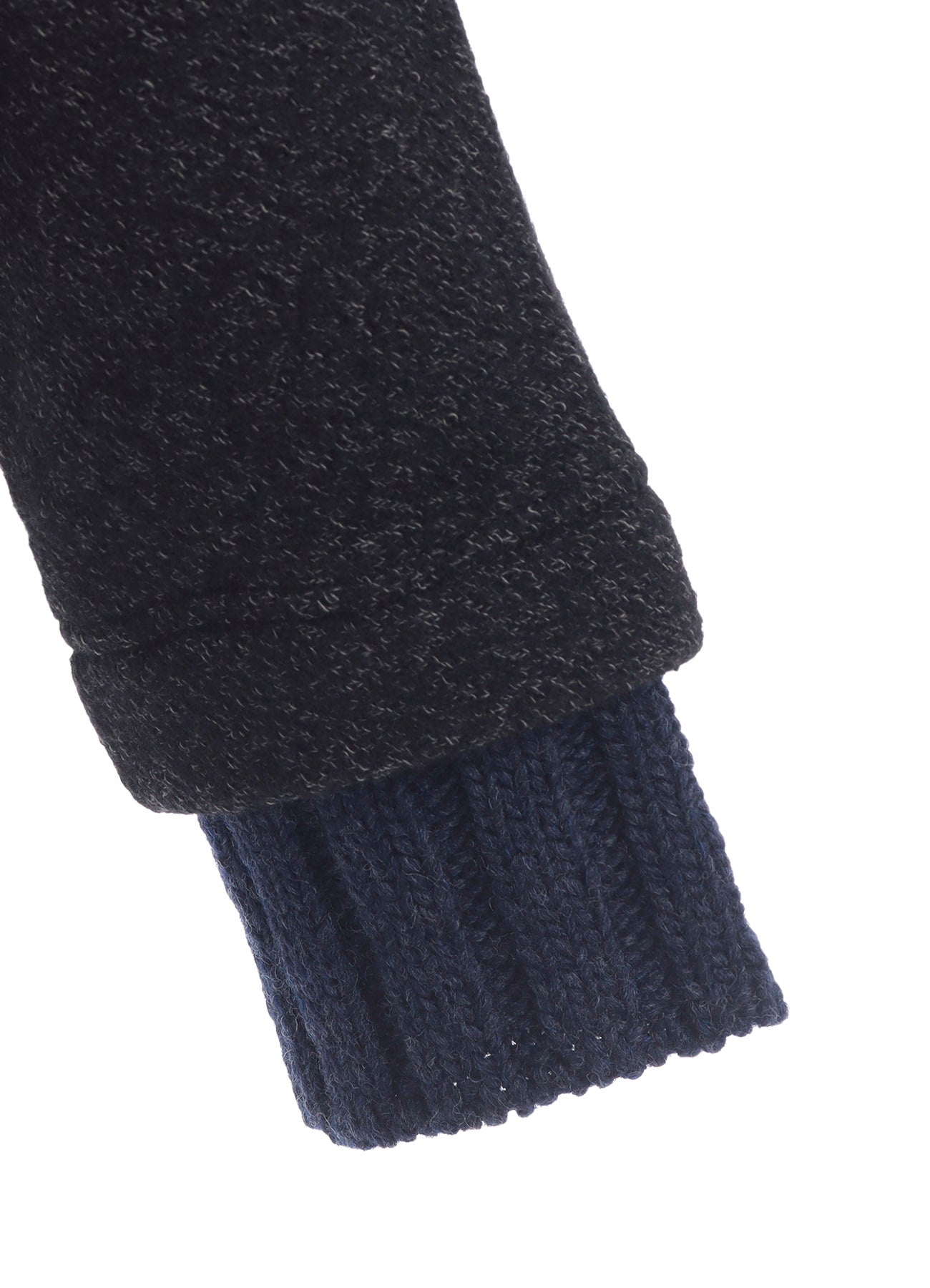 KNIT COMBINATION SHORT JACKET