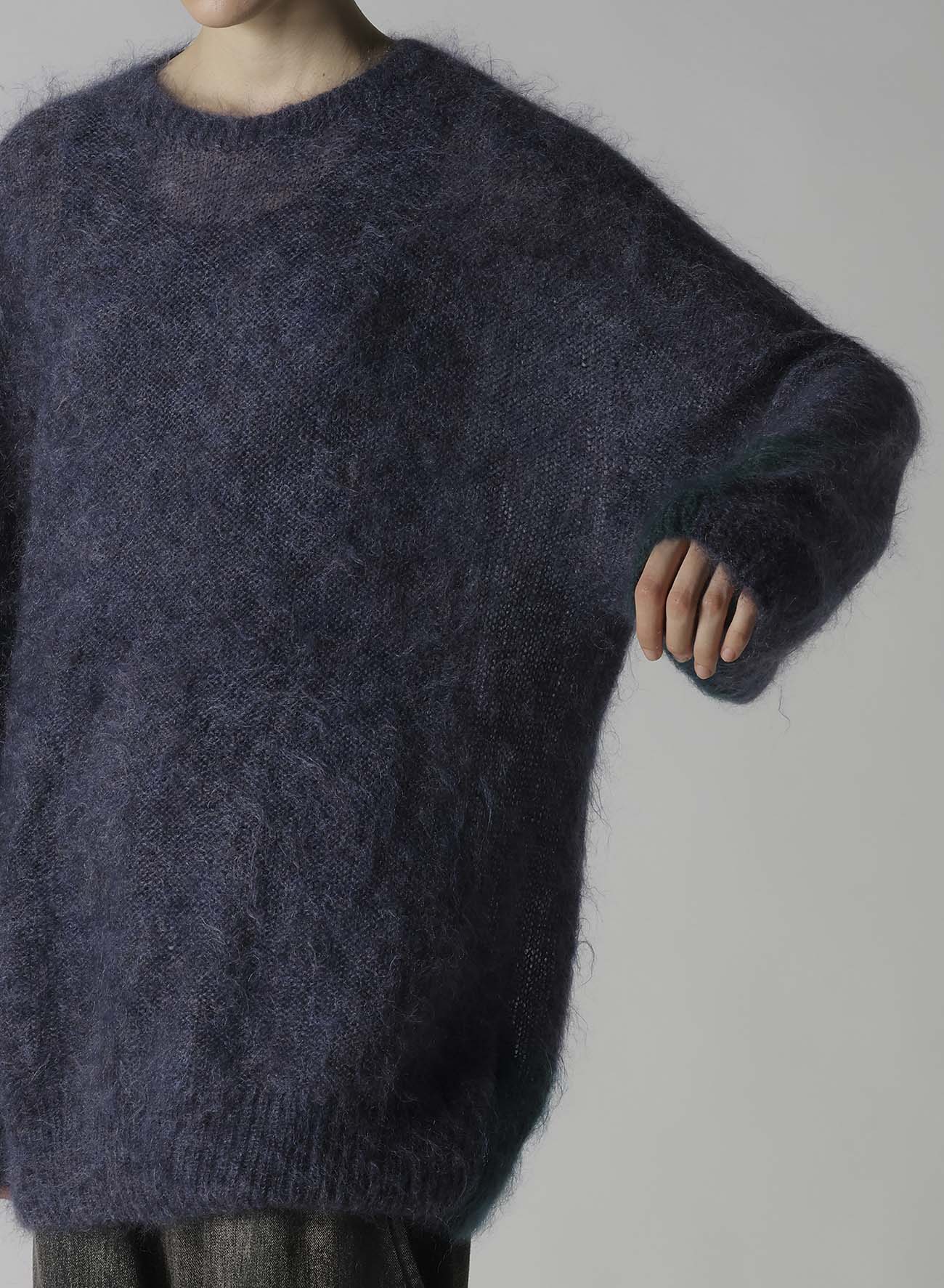 COLOR SCHEME MOHAIR PULLOVER