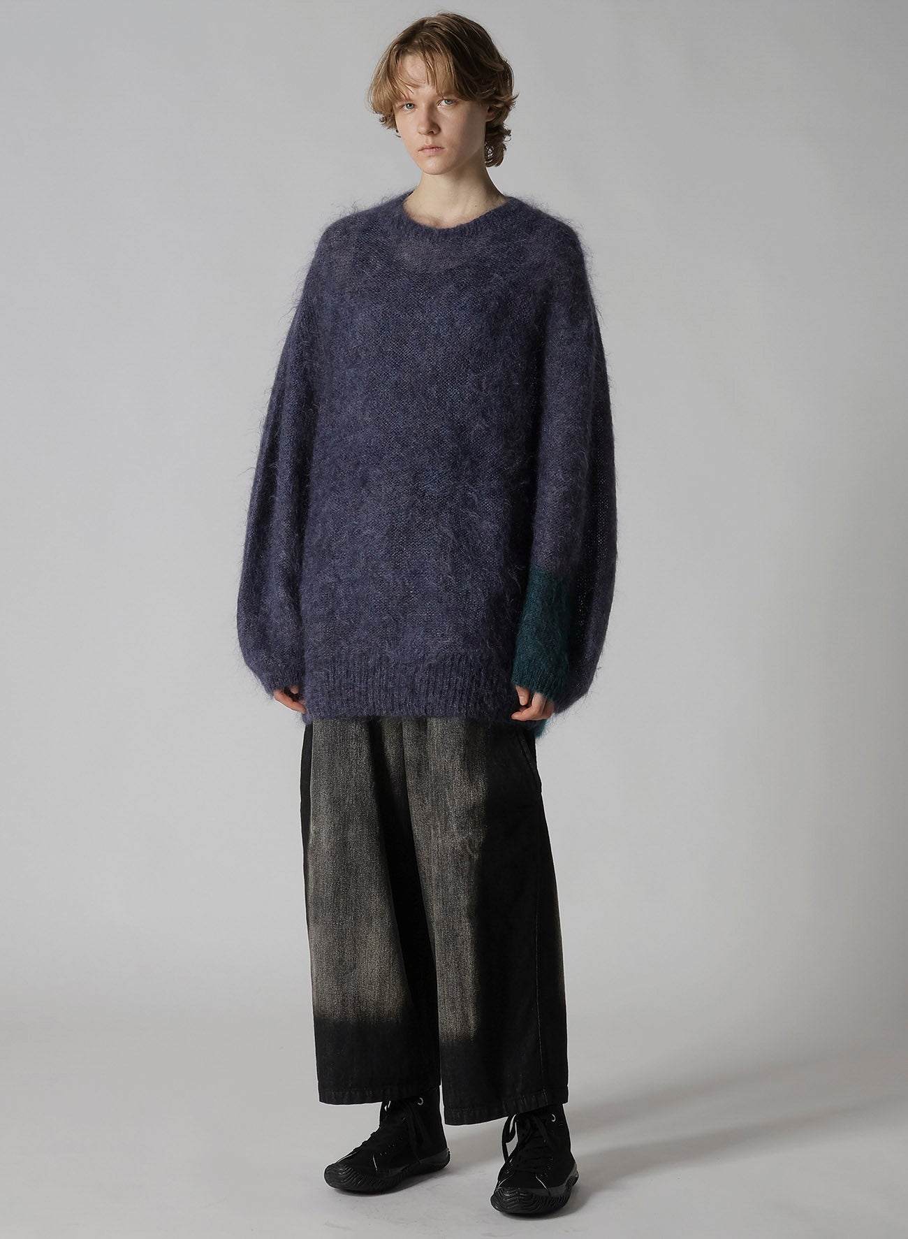 COLOR SCHEME MOHAIR PULLOVER