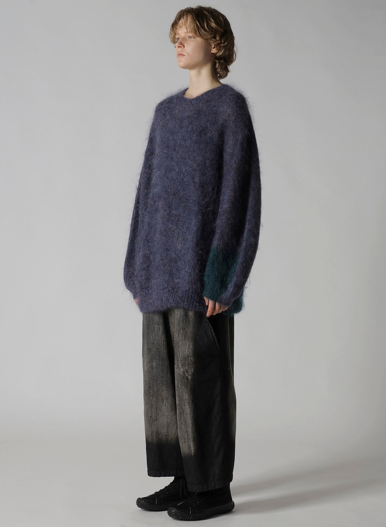 COLOR SCHEME MOHAIR PULLOVER