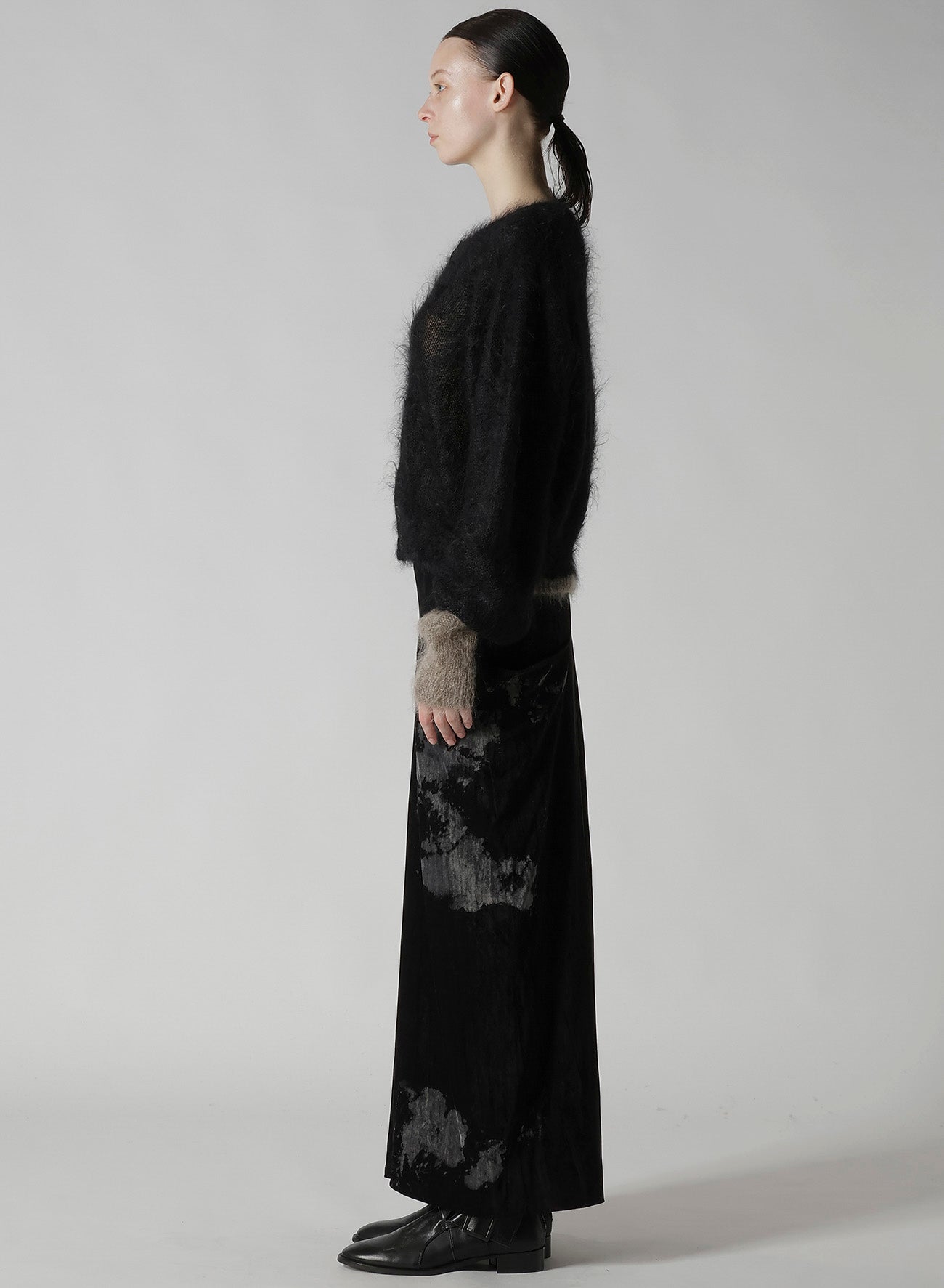 COLOR SCHEME MOHAIR CARDIGAN