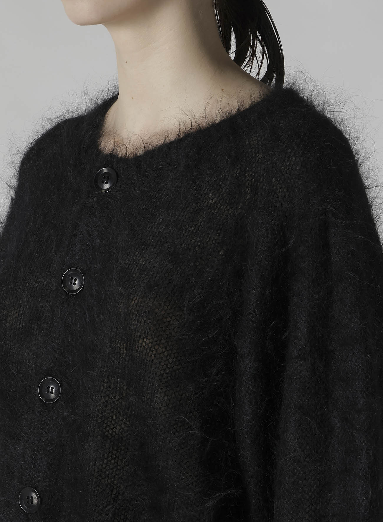 COLOR SCHEME MOHAIR CARDIGAN