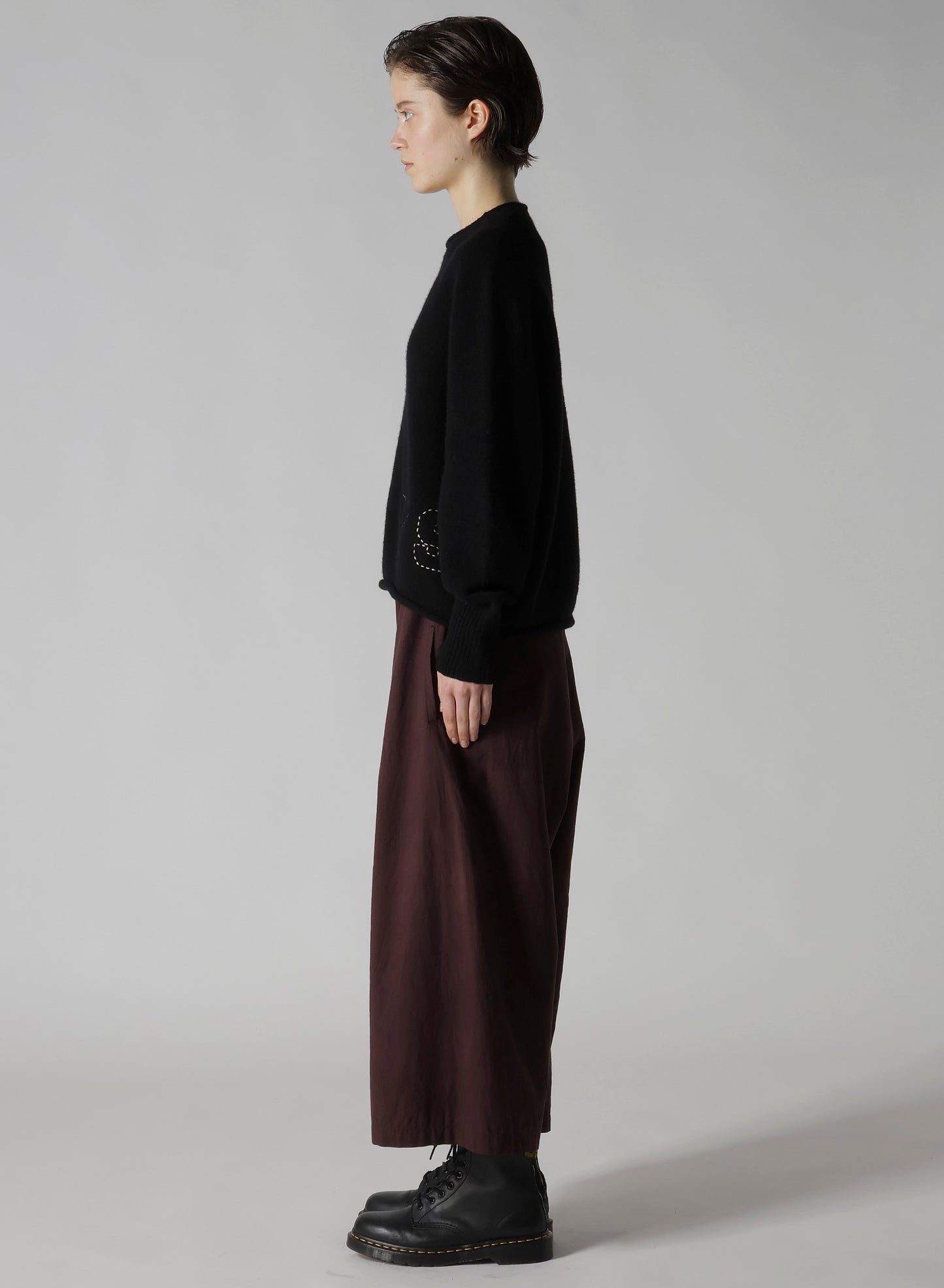 MILLING JERSEY EMBROIDERY PULLOVER