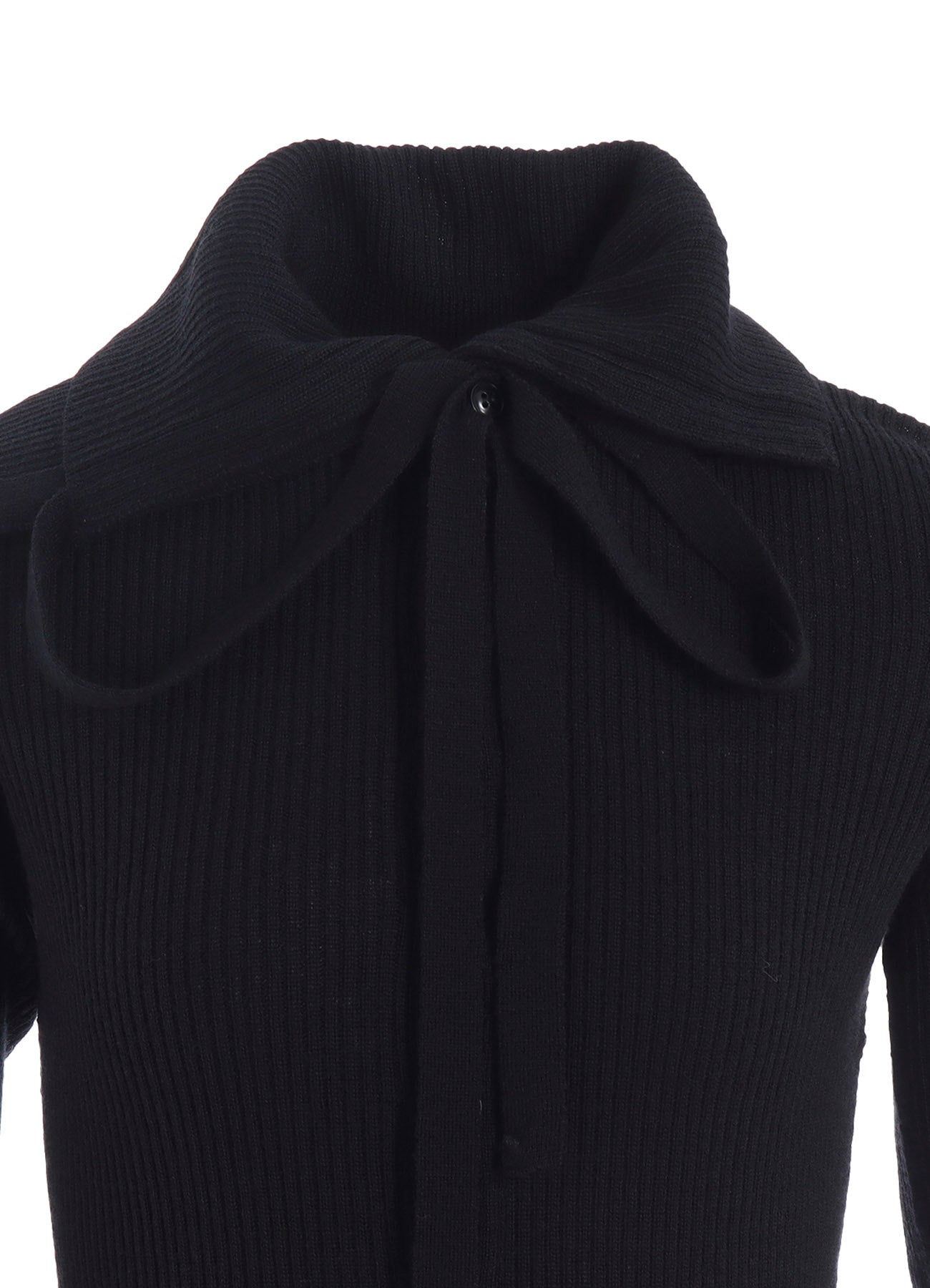 DOUBLE COLLAR ASSYMETRIC CARDIGAN