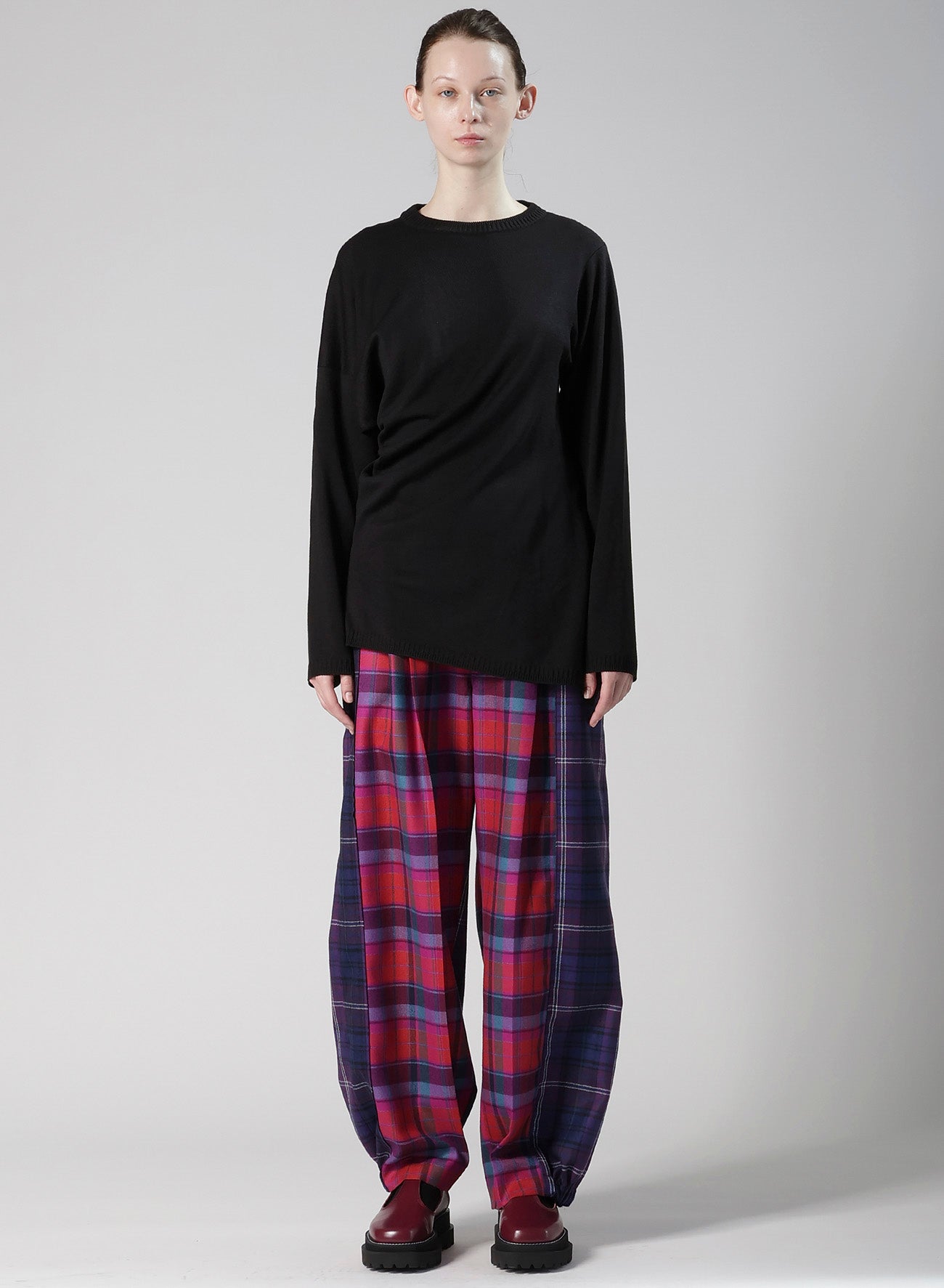 WOOL BLEND TWISTED KNIT