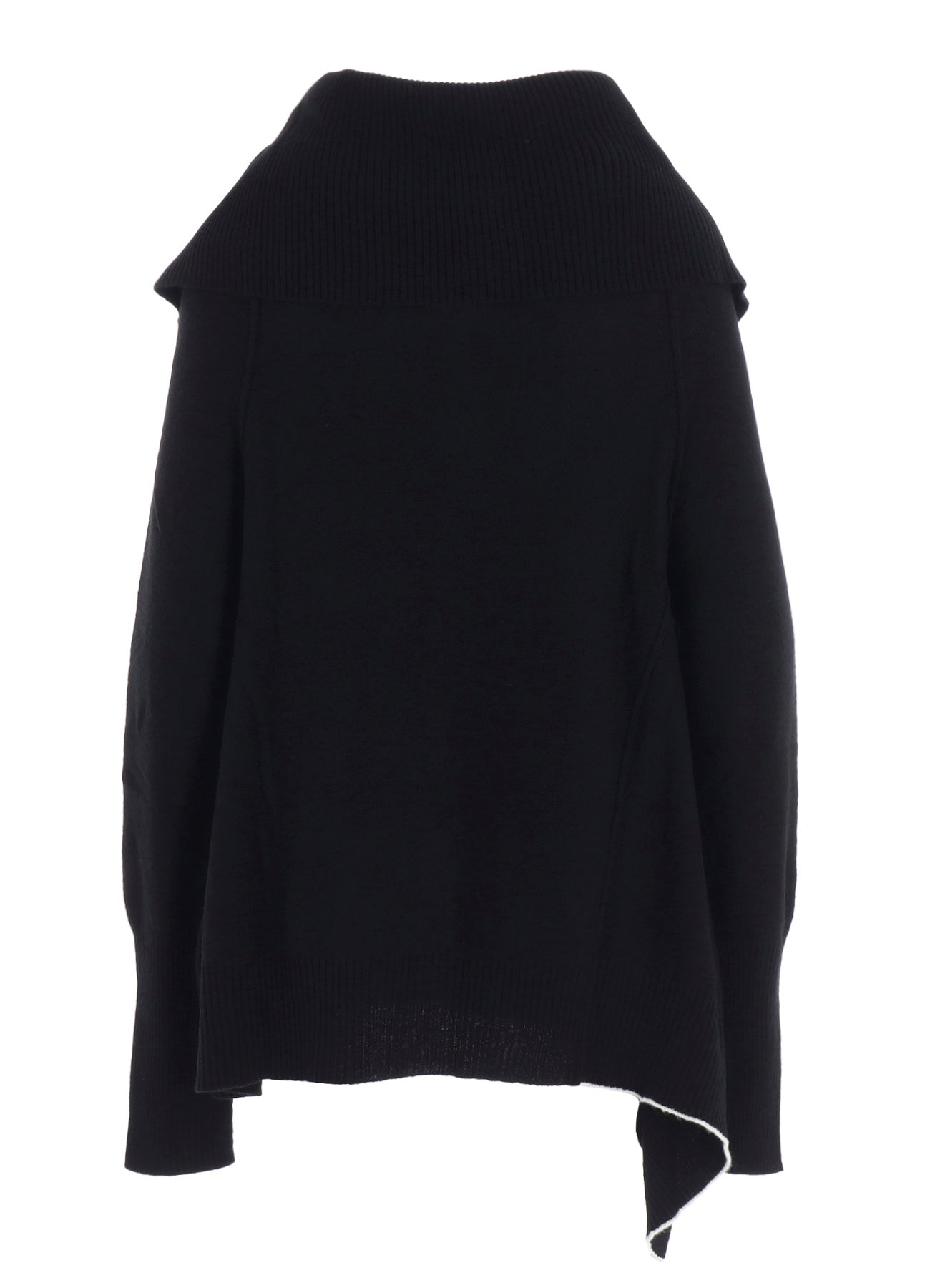 WOOL BREND DRAPED CARDIGAN