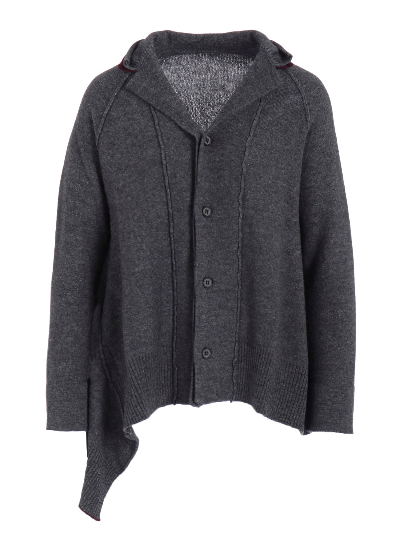 WOOL BREND DRAPED JACKET
