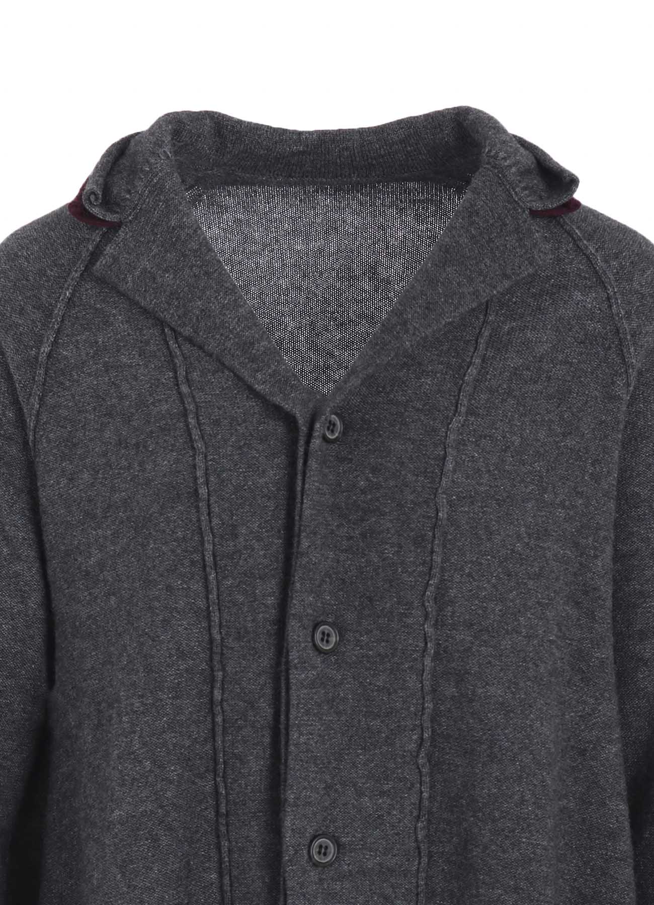 WOOL BREND DRAPED JACKET