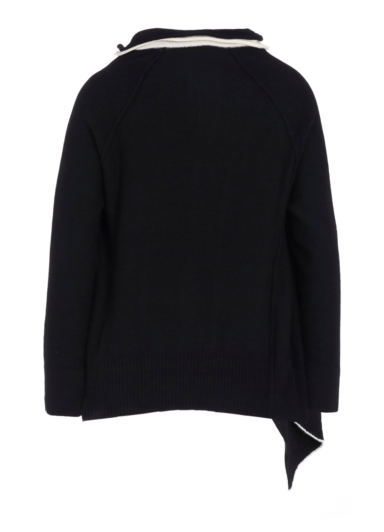 WOOL BREND DRAPED JACKET