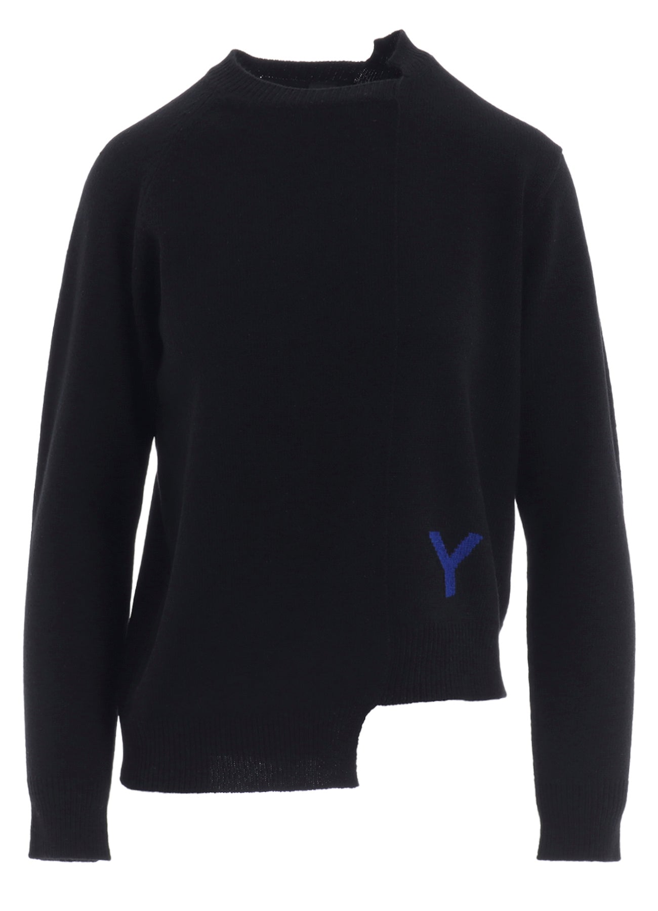 INTARSIA ASYMMETERIC PULLOVER