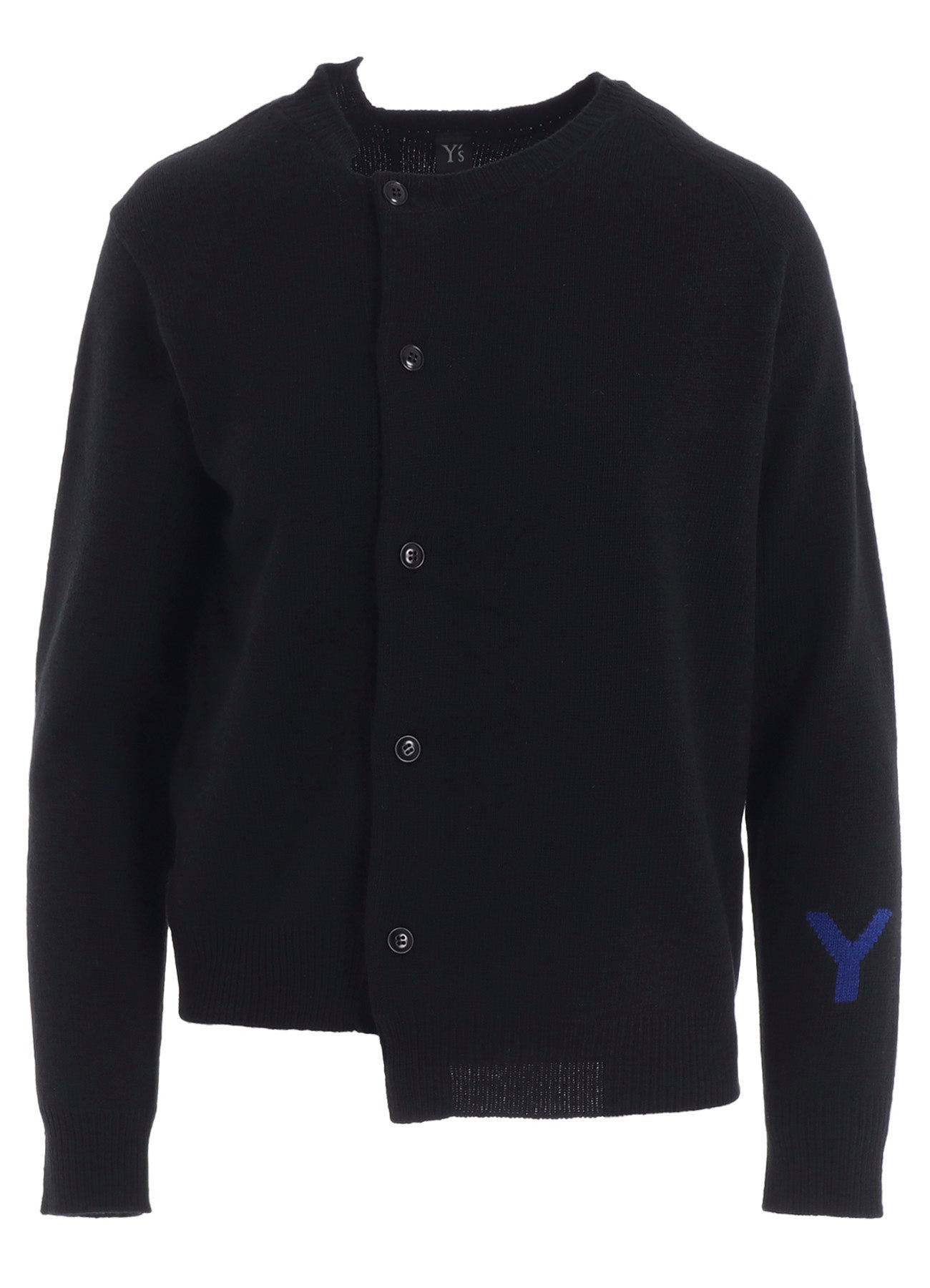 INTARSIA ASYMMETERIC CARDIGAN