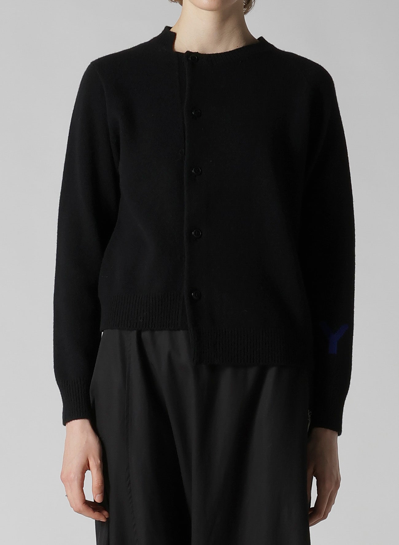 INTARSIA ASYMMETERIC CARDIGAN