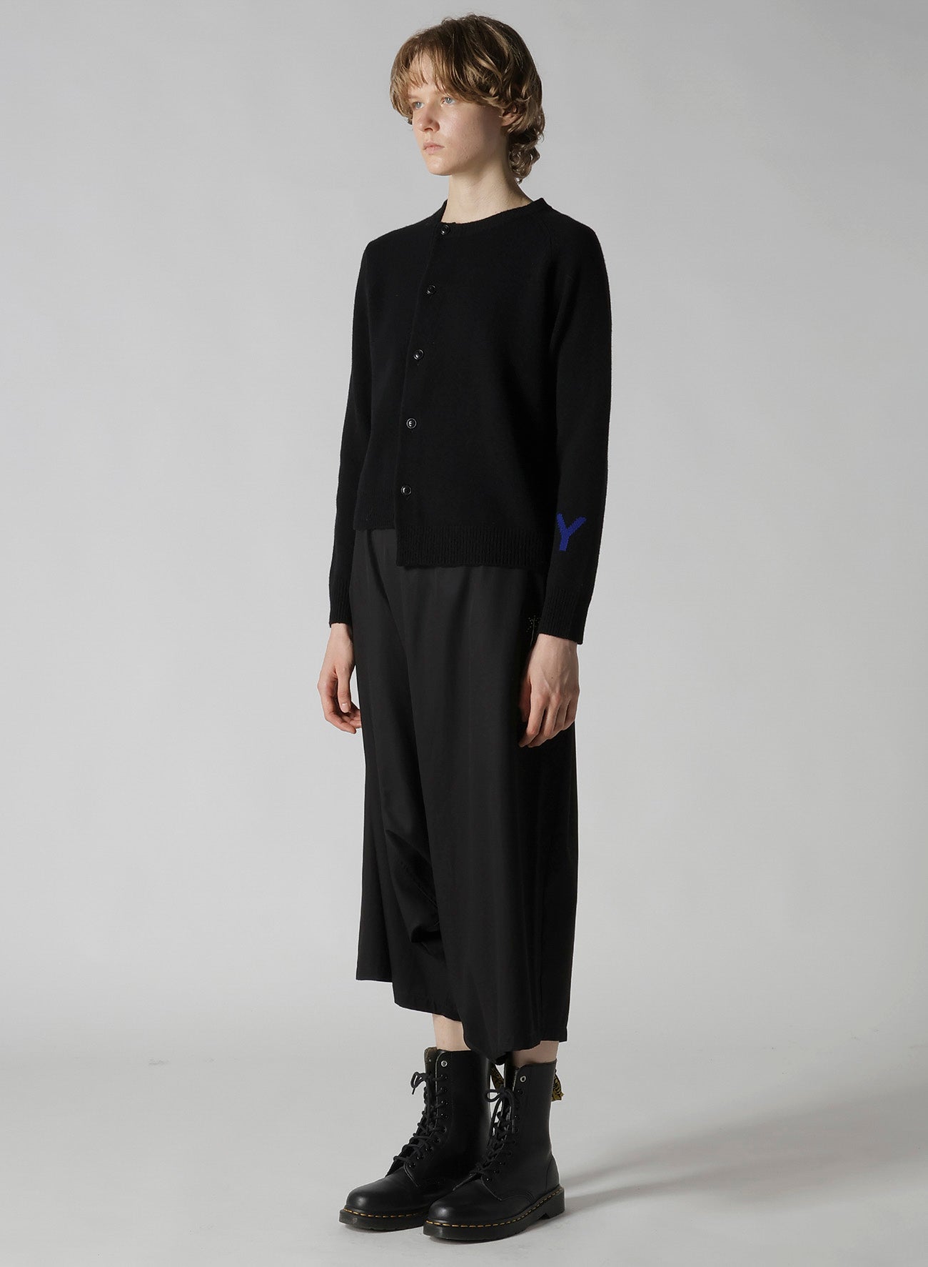 INTARSIA ASYMMETERIC CARDIGAN