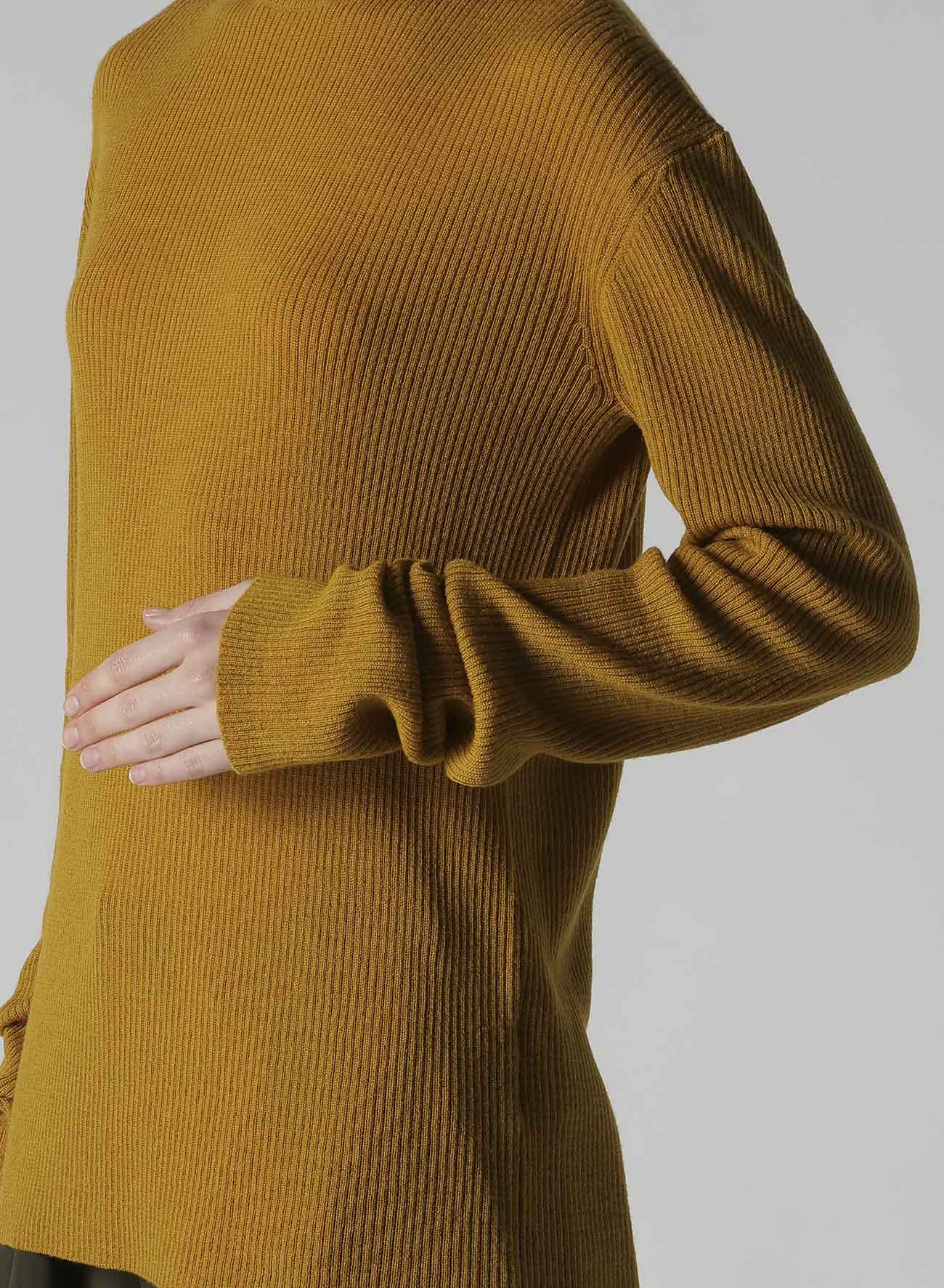 RIB HIGH NECK KNIT