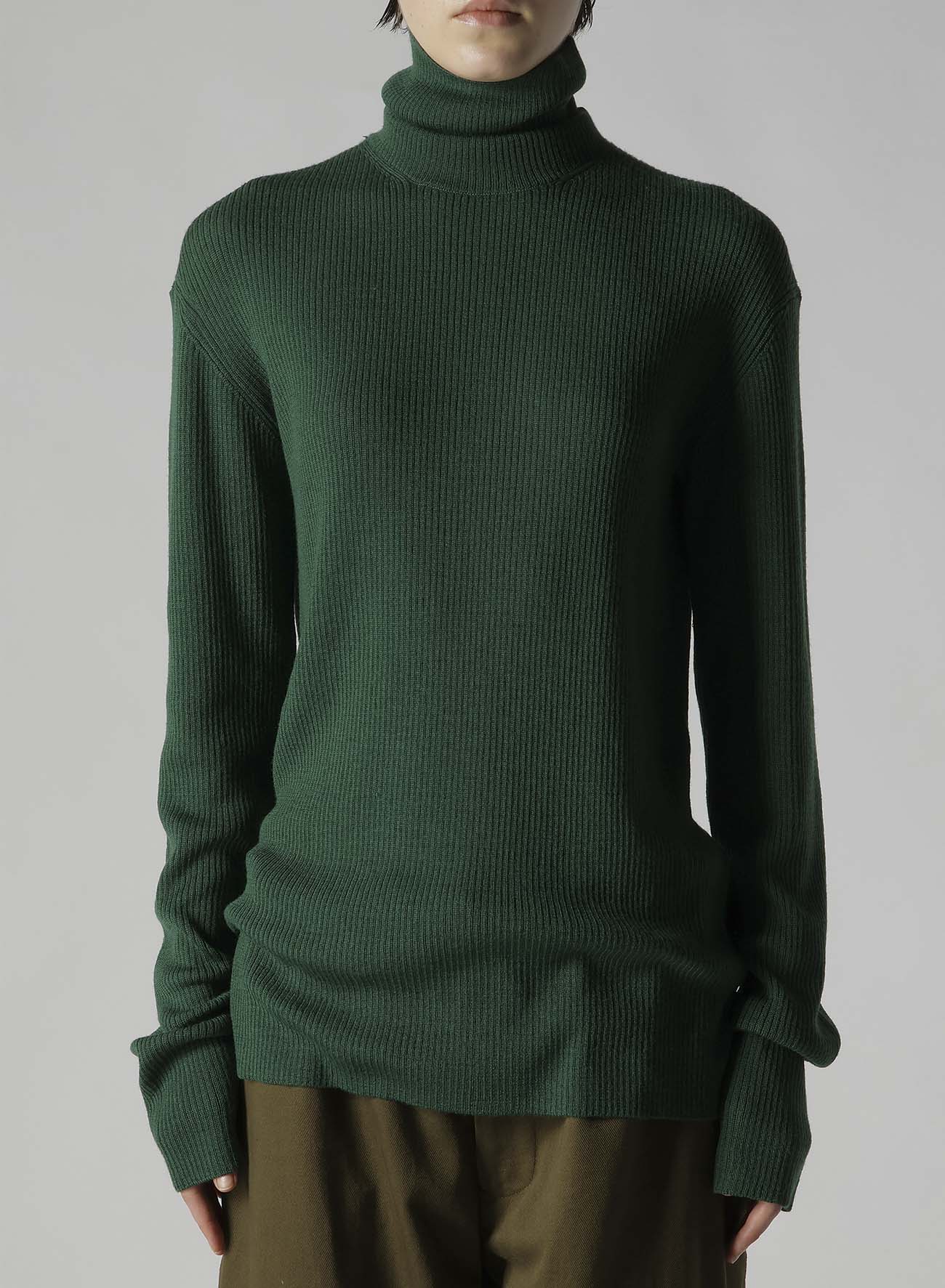 RIB HIGH NECK KNIT