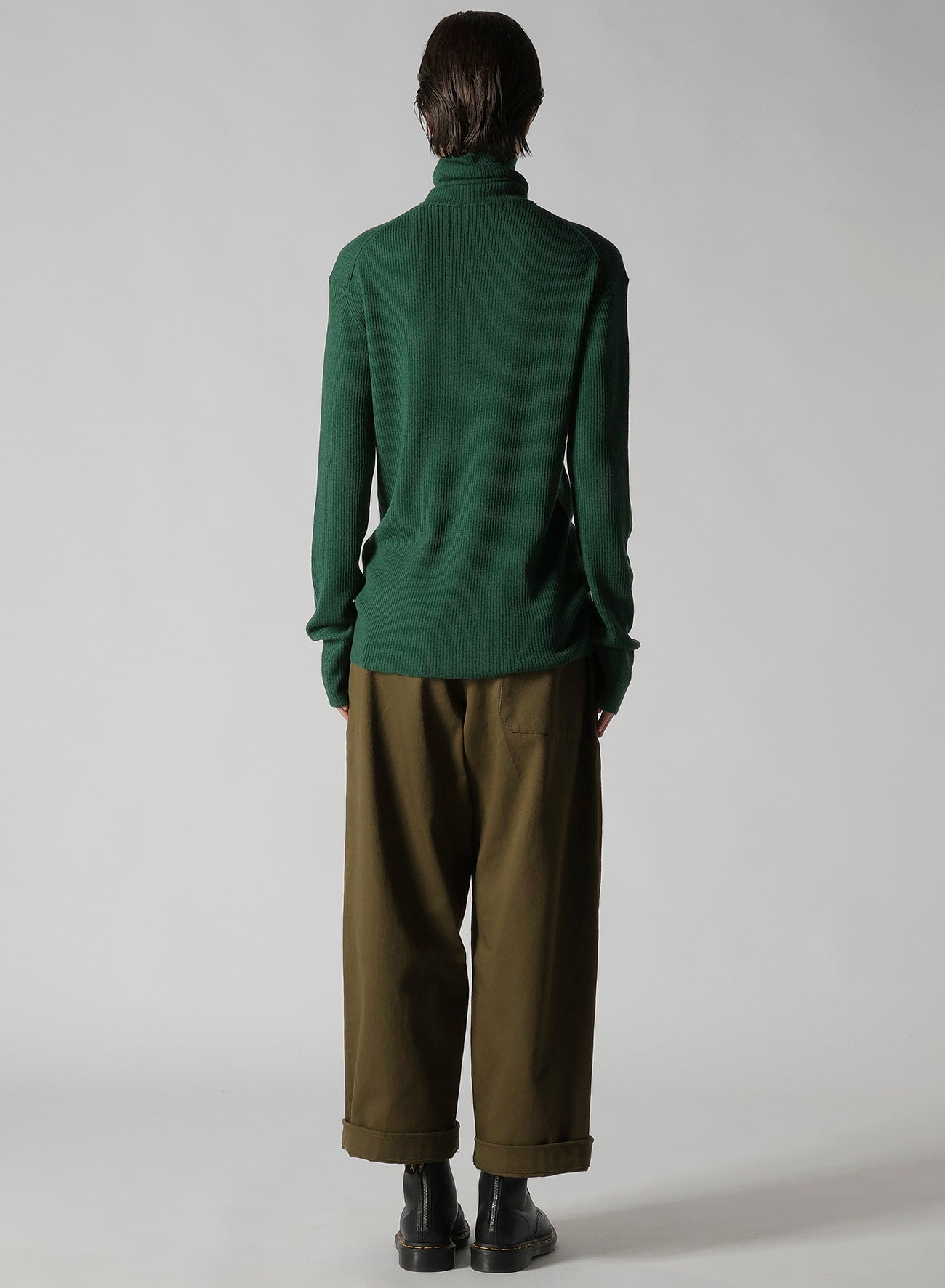 RIB HIGH NECK KNIT
