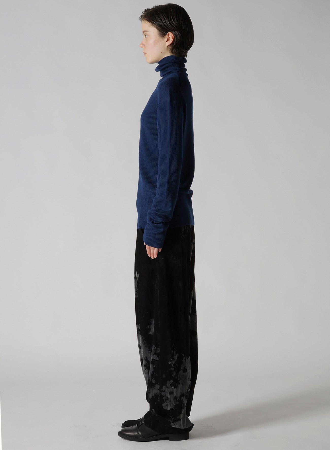 RIB HIGH NECK KNIT
