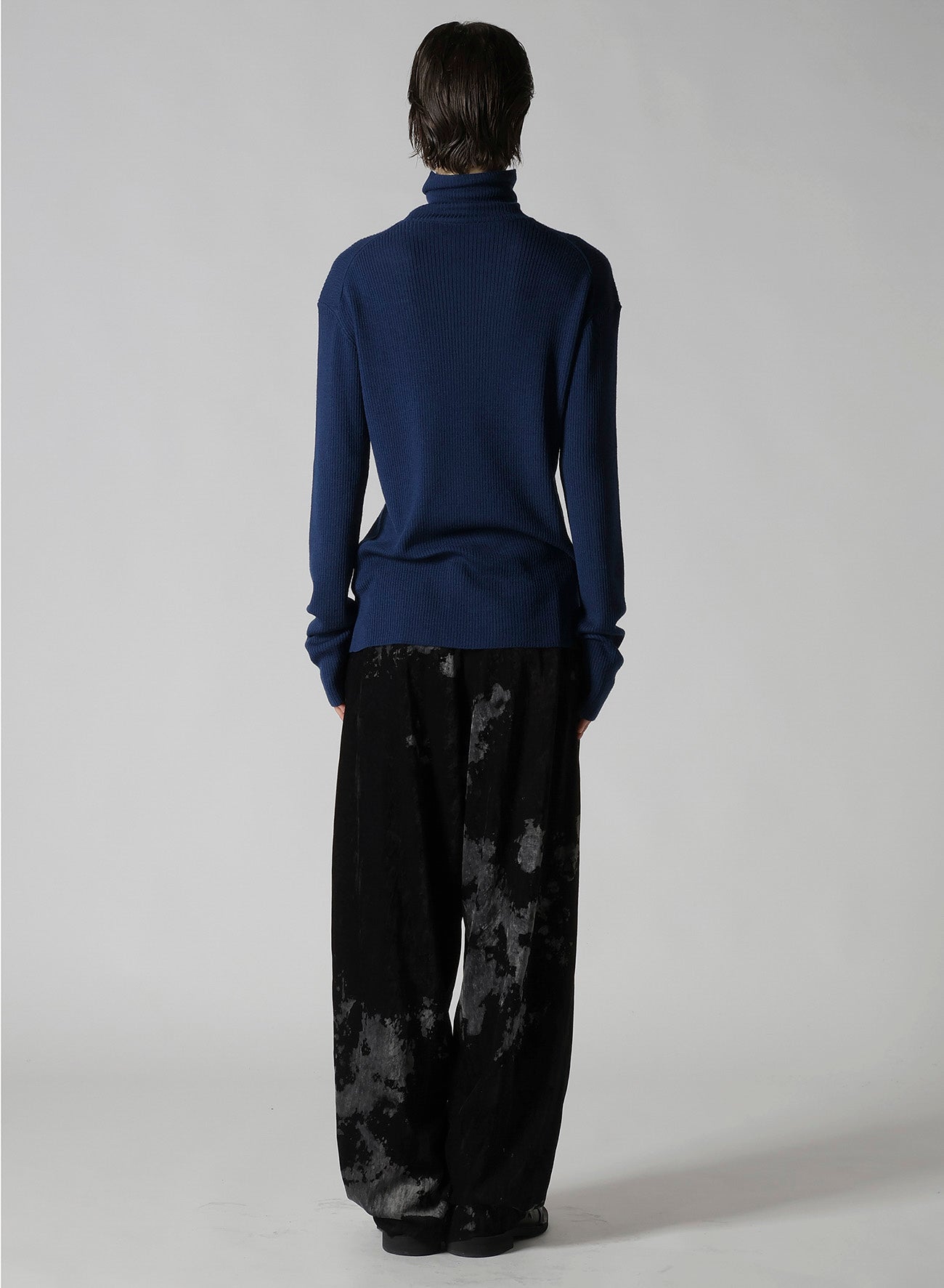 RIB HIGH NECK KNIT