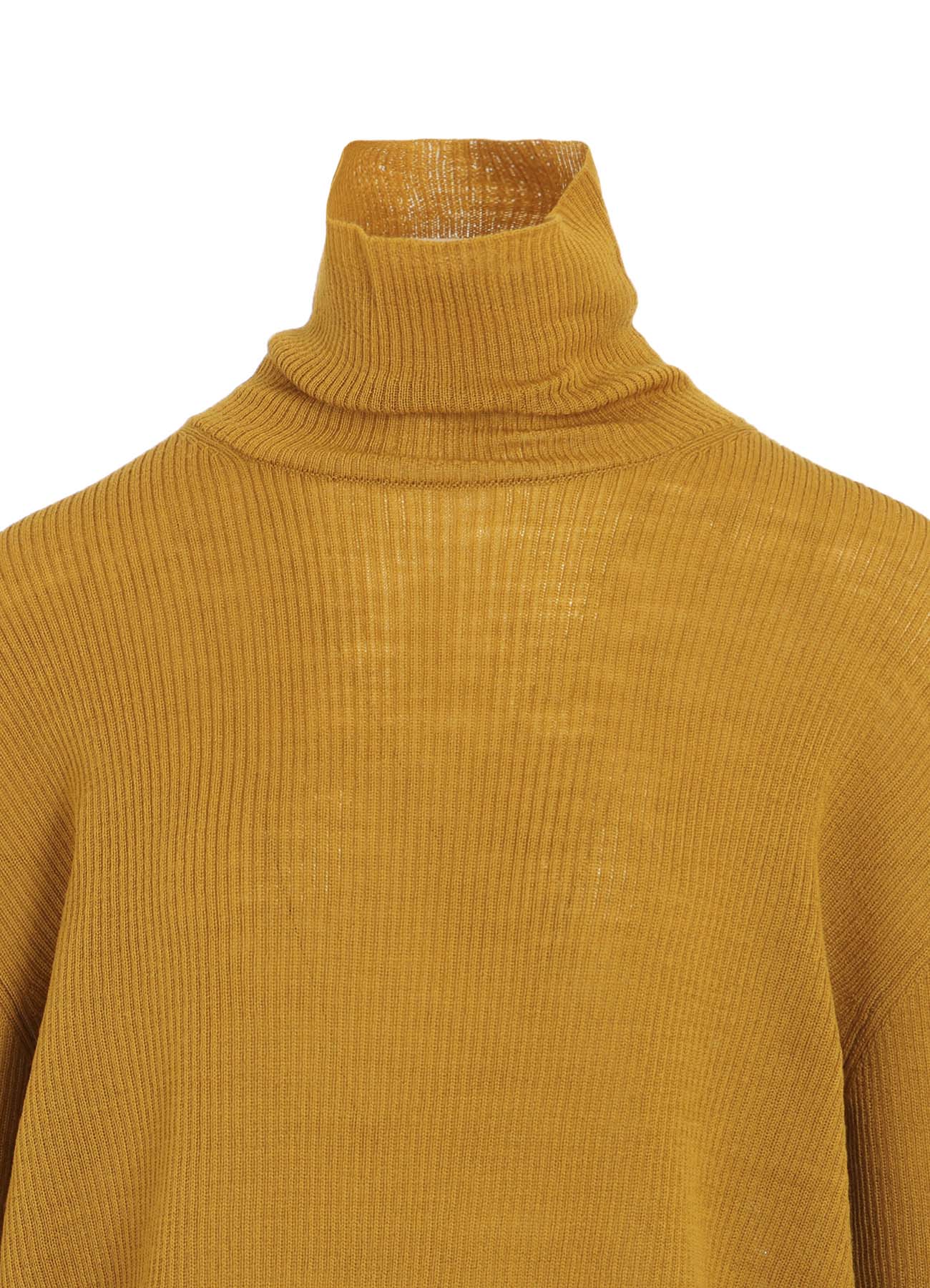 RIB OVERSIZED HIGH NECK KNIT