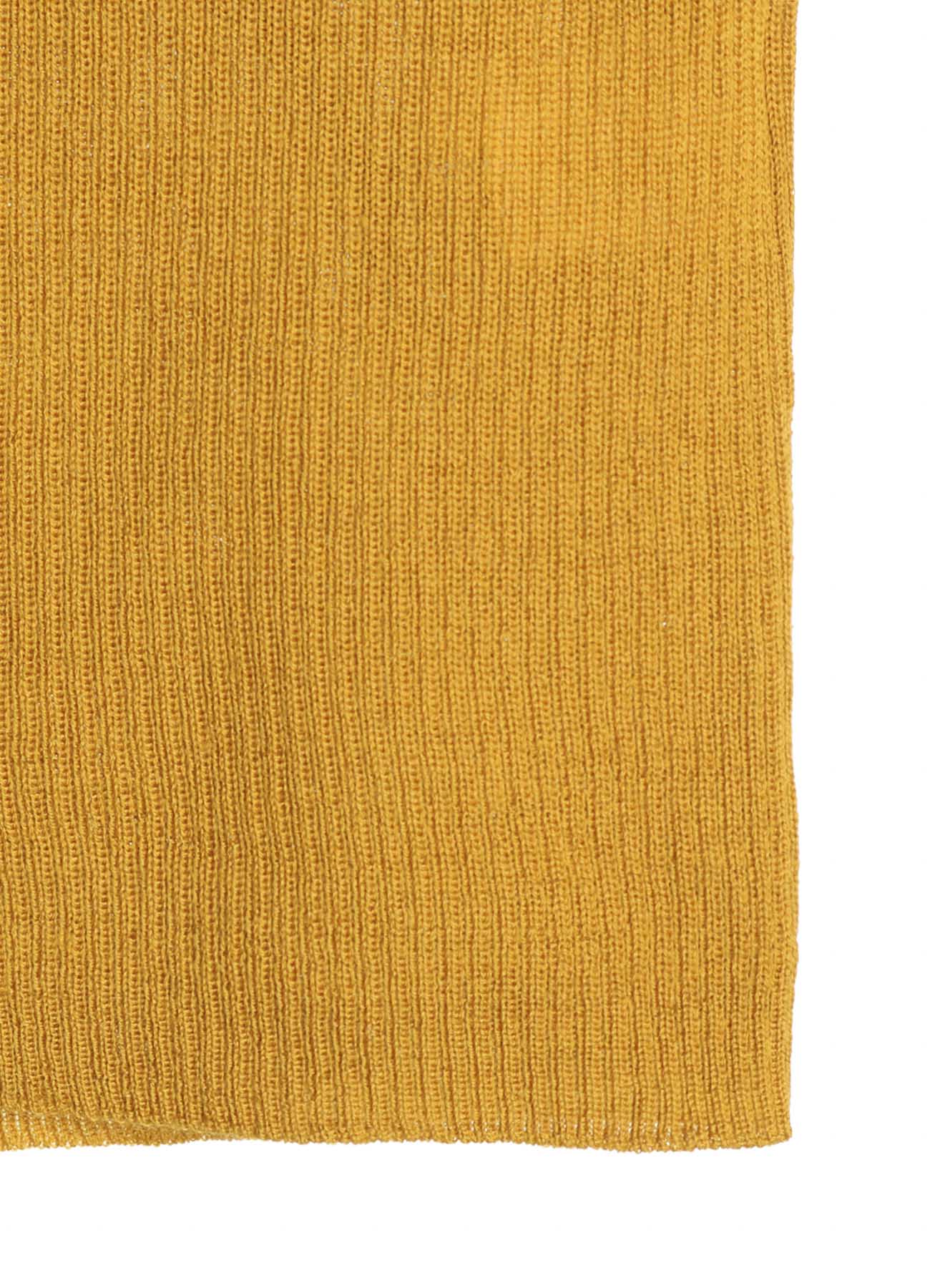 RIB OVERSIZED HIGH NECK KNIT