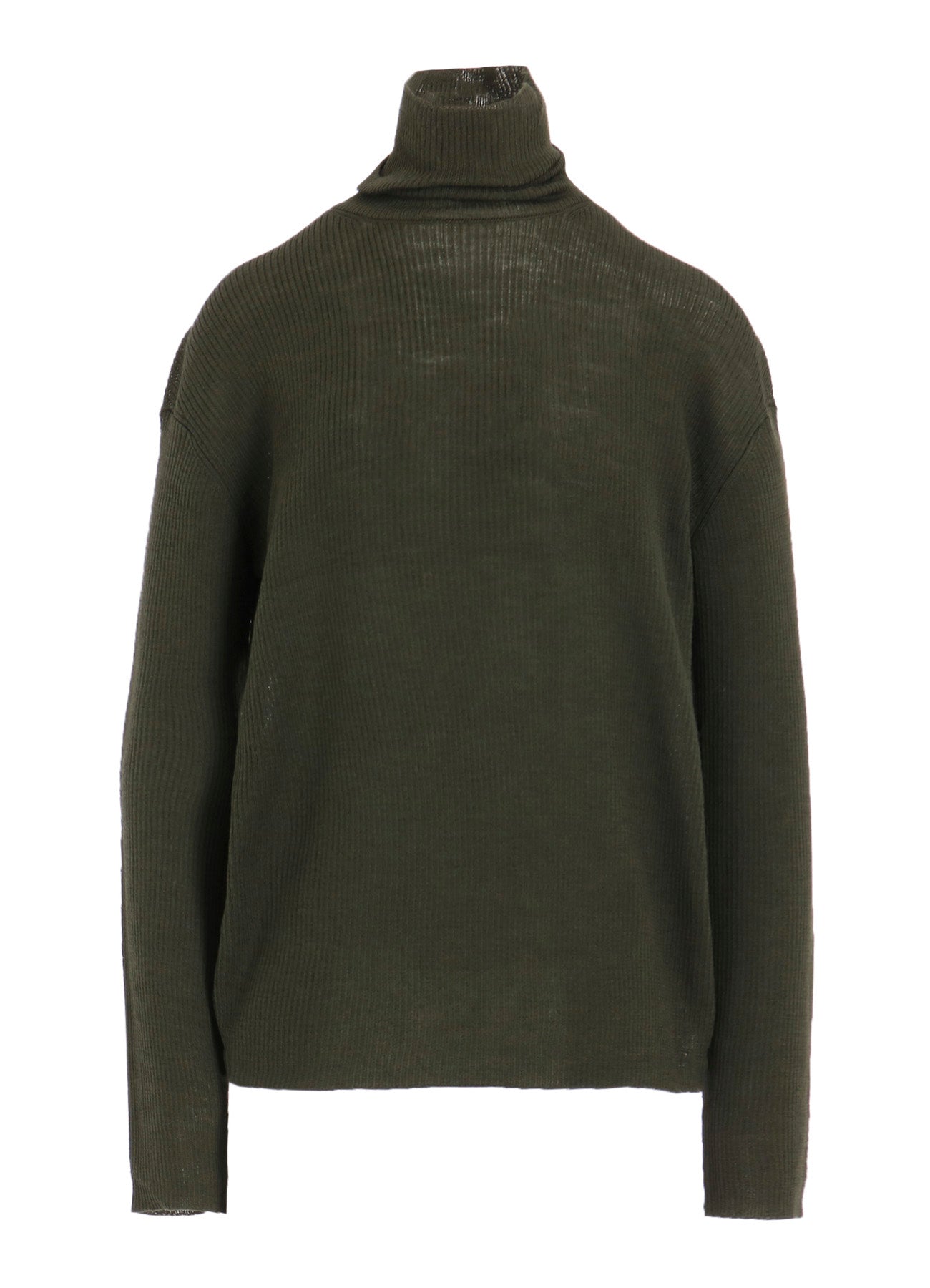 RIB OVERSIZED HIGH NECK KNIT