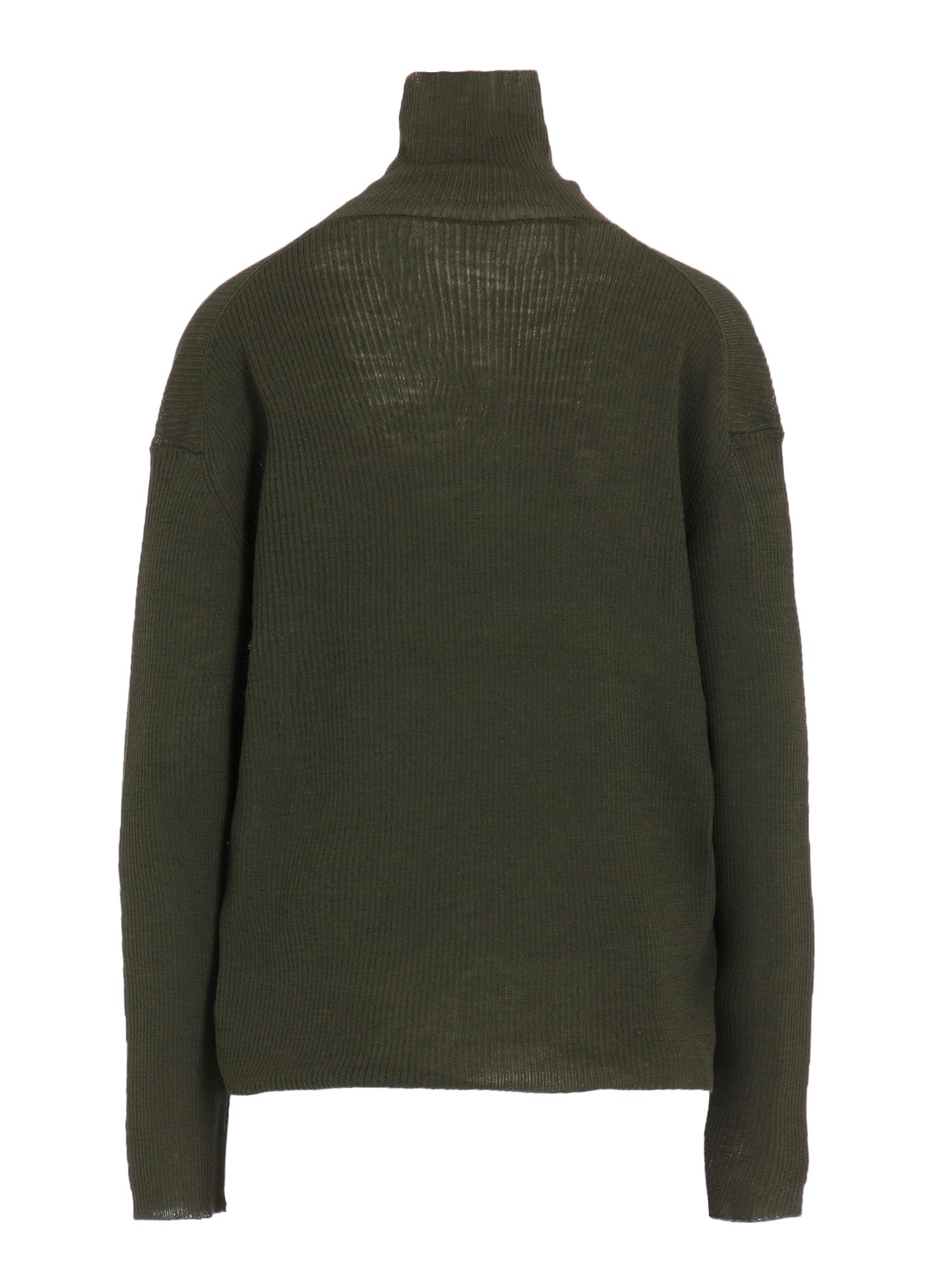 RIB OVERSIZED HIGH NECK KNIT