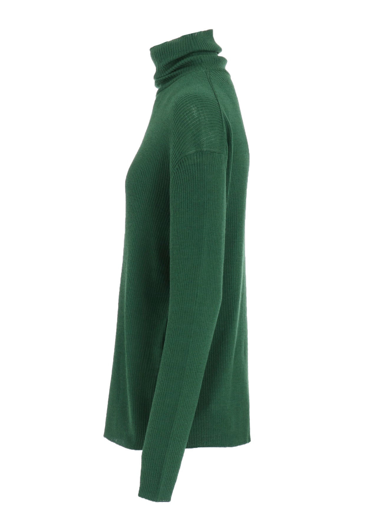 RIB OVERSIZED HIGH NECK KNIT