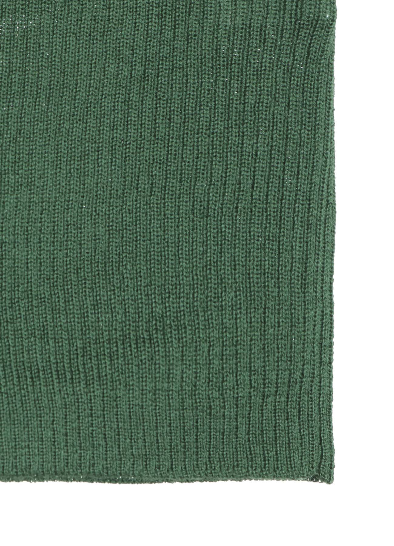 RIB OVERSIZED HIGH NECK KNIT