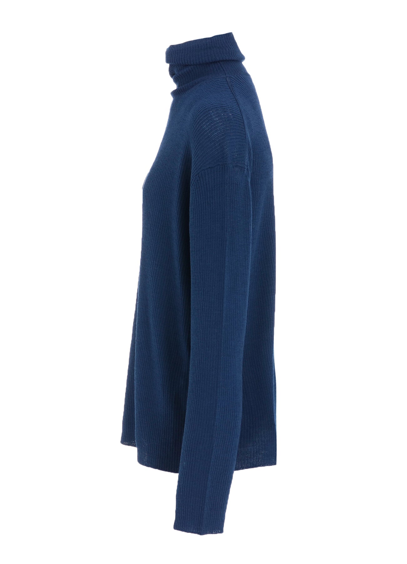 RIB OVERSIZED HIGH NECK KNIT