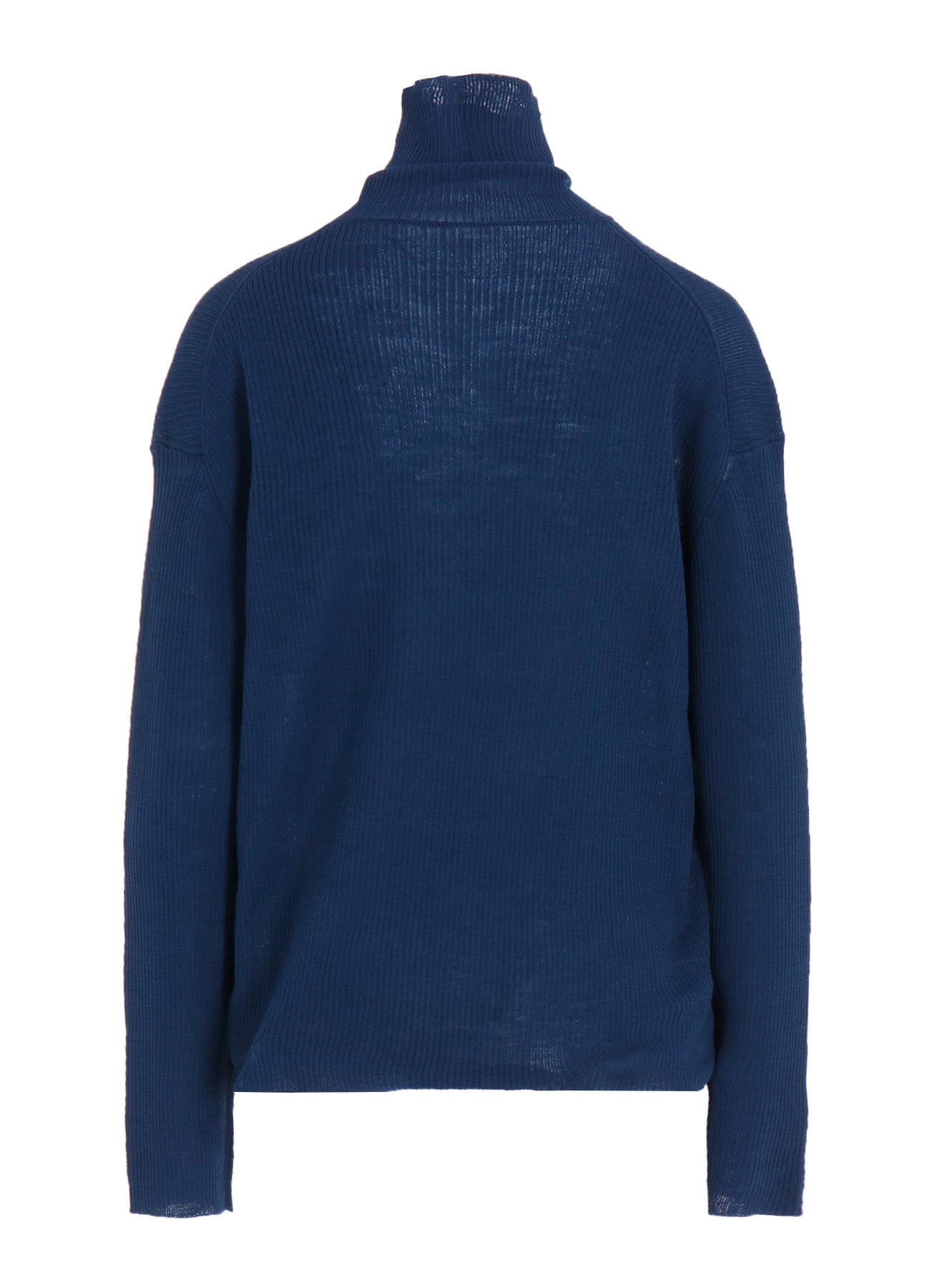 RIB OVERSIZED HIGH NECK KNIT