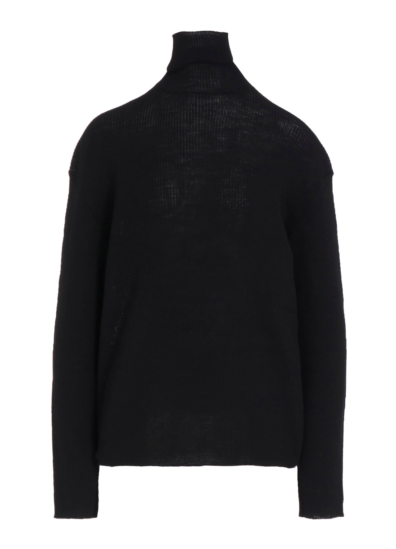 RIB OVERSIZED HIGH NECK KNIT