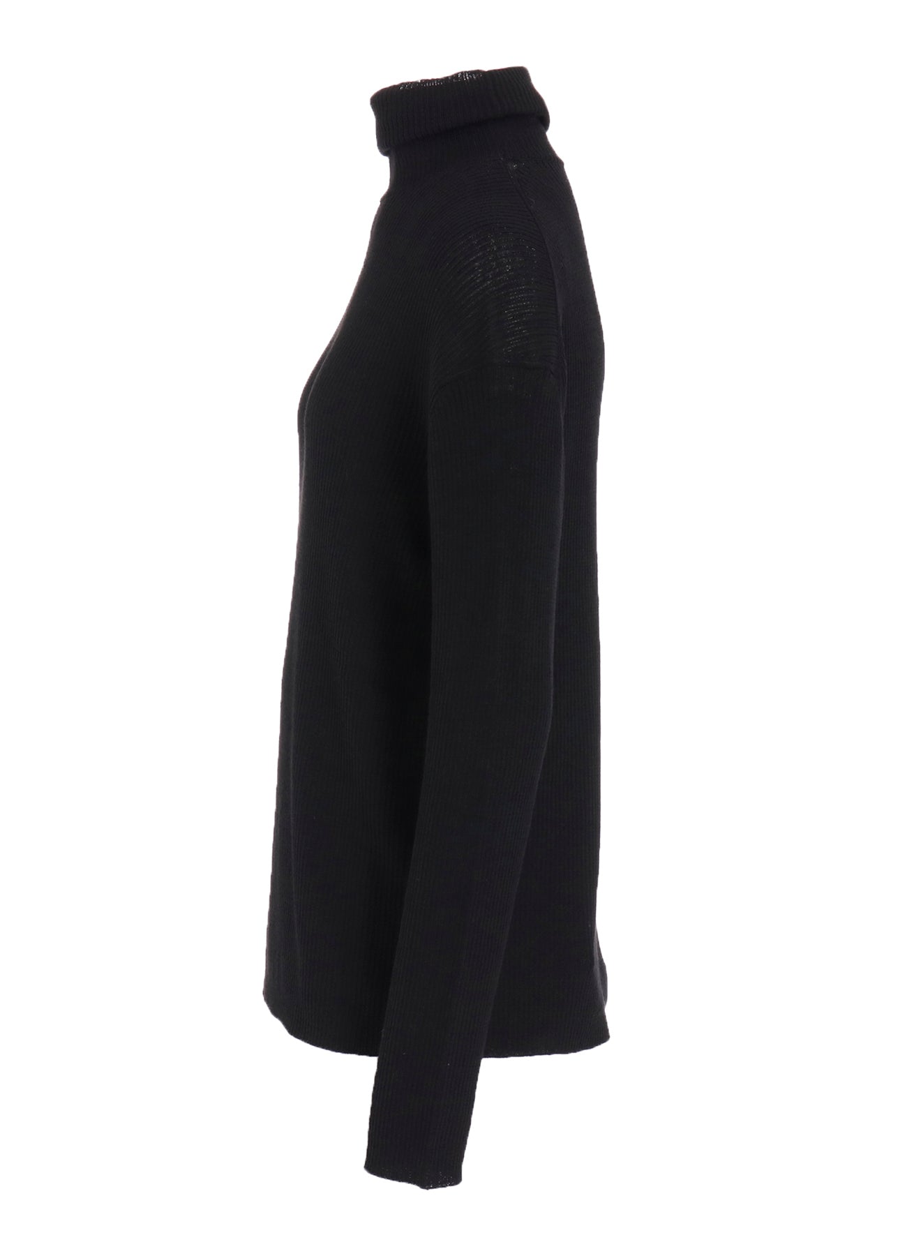 RIB OVERSIZED HIGH NECK KNIT