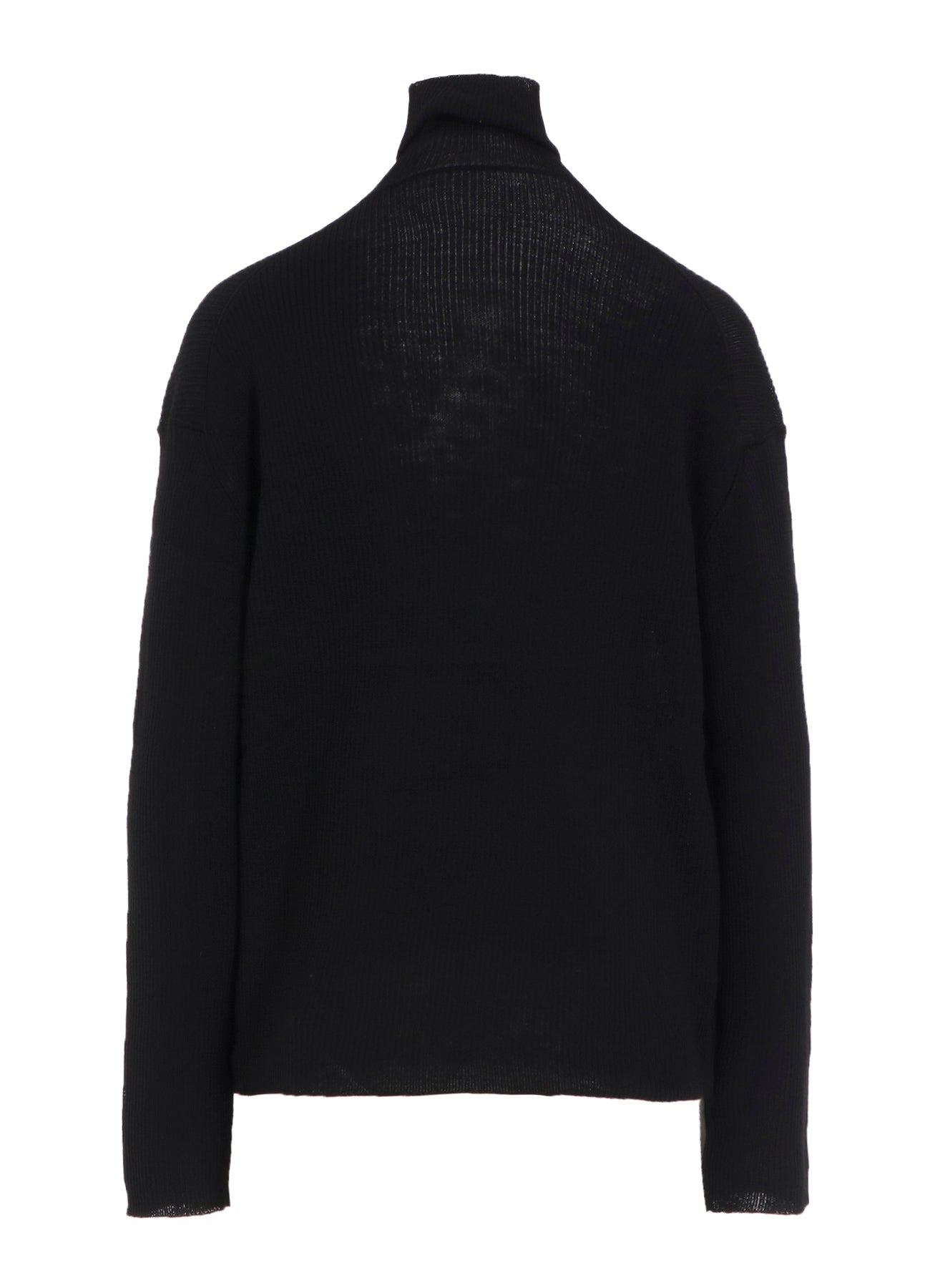 RIB OVERSIZED HIGH NECK KNIT