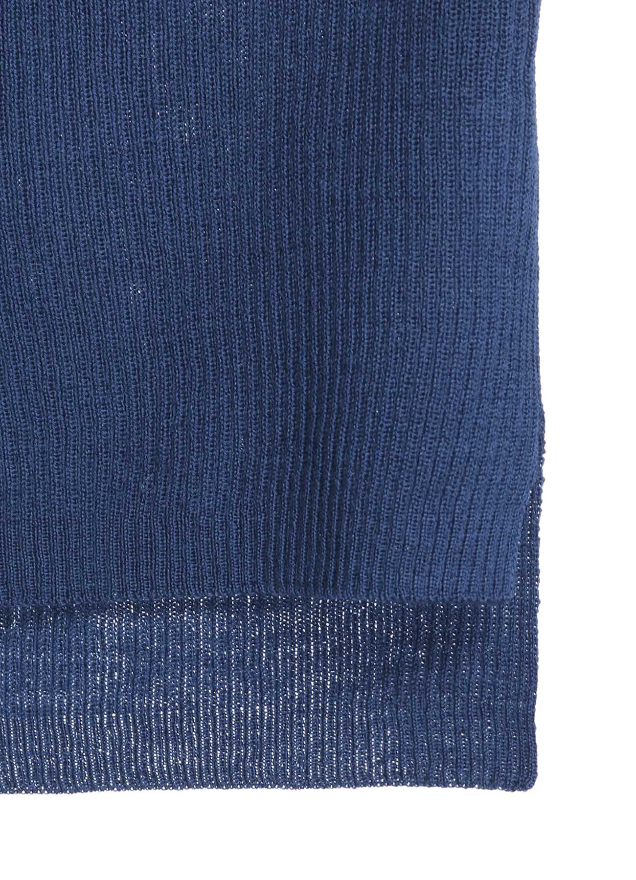 RIB HIGH NECK KNIT CARDIGAN