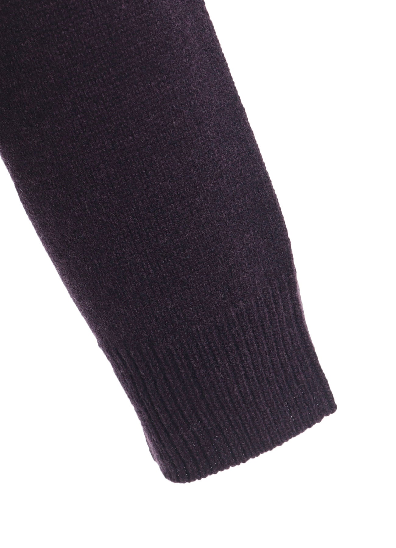 WOOL JERSEY ASYMMETRIC PULLOVER