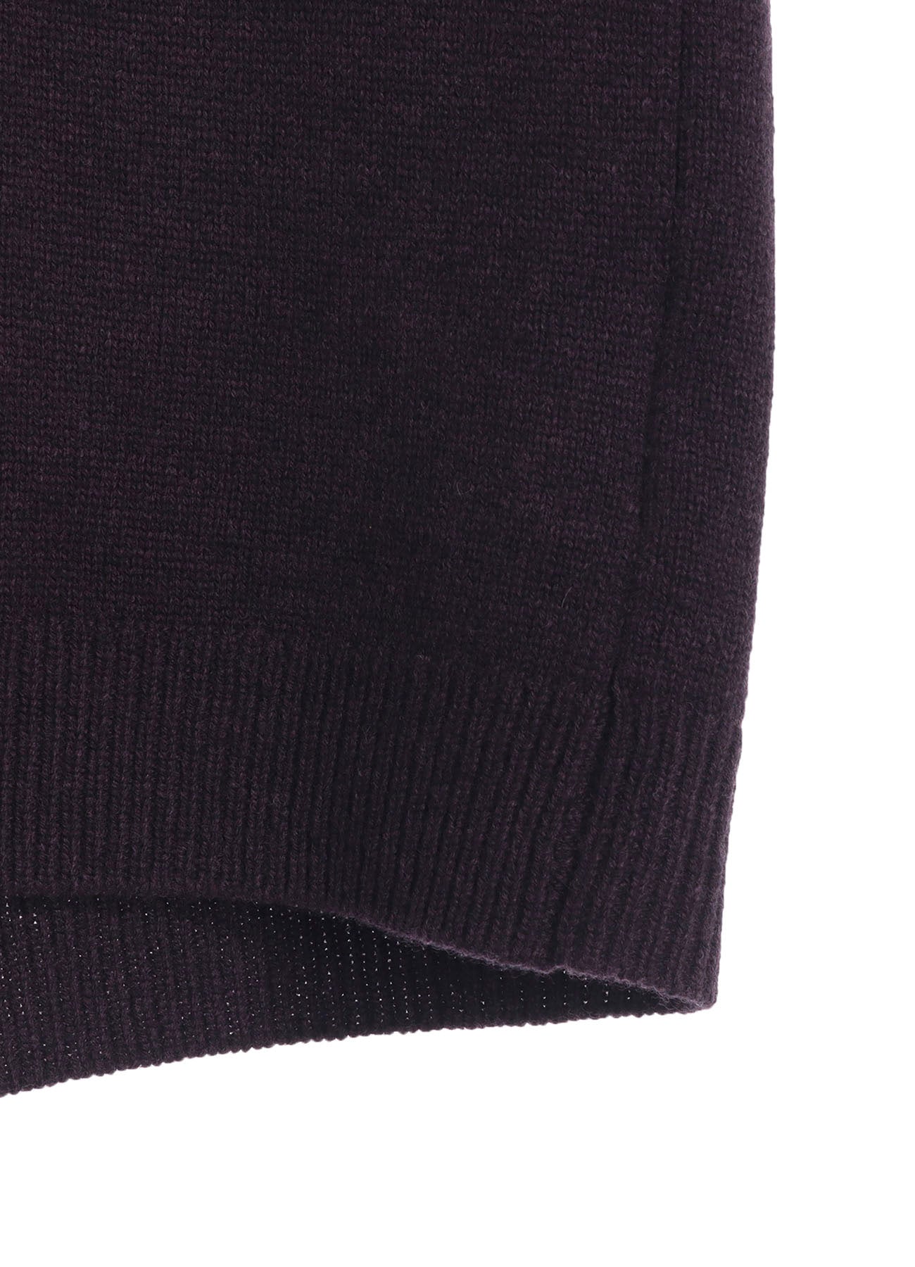 WOOL JERSEY ASYMMETRIC PULLOVER