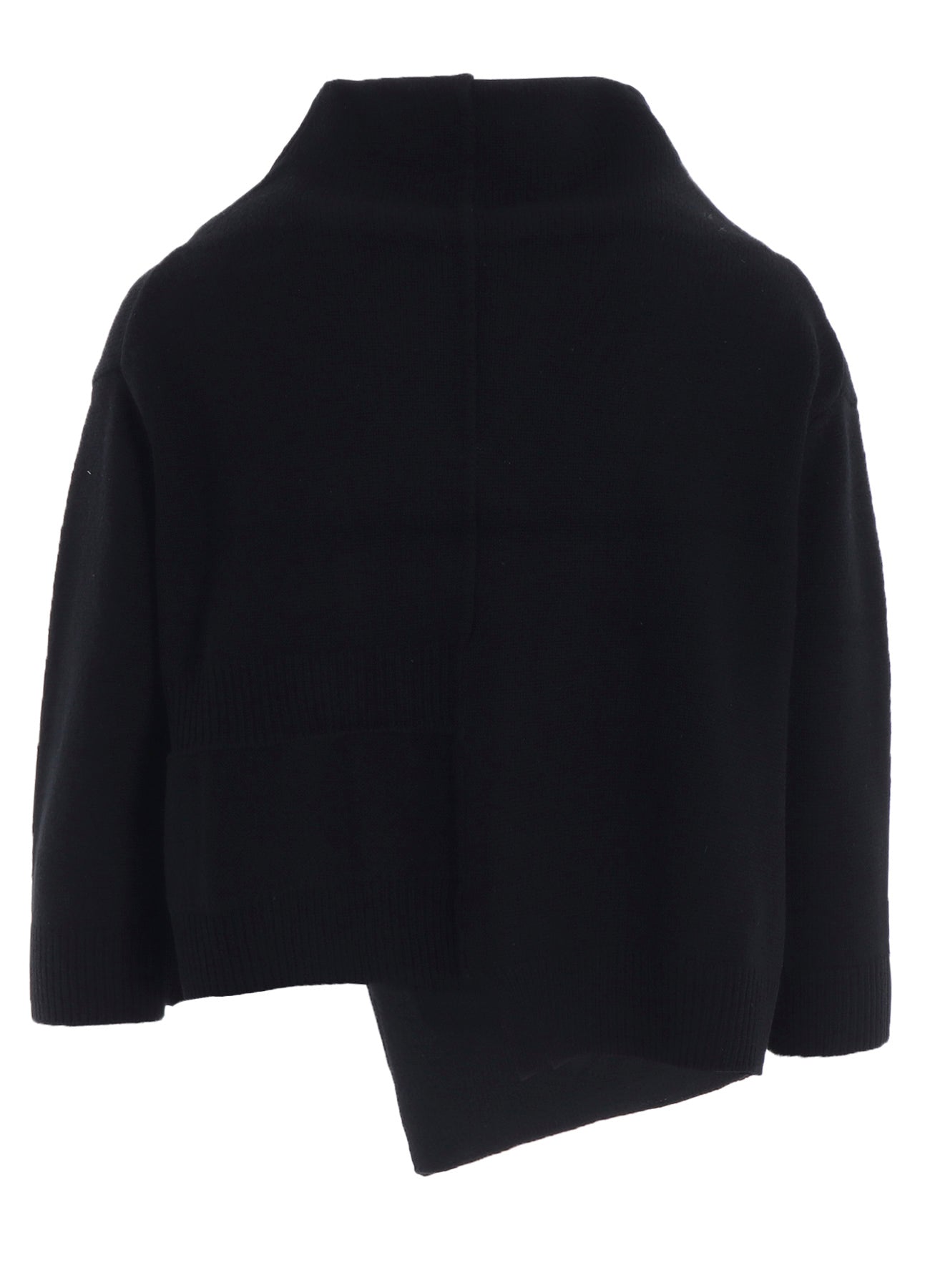 WOOL JERSEY SNAP BUTTON CARDIGAN