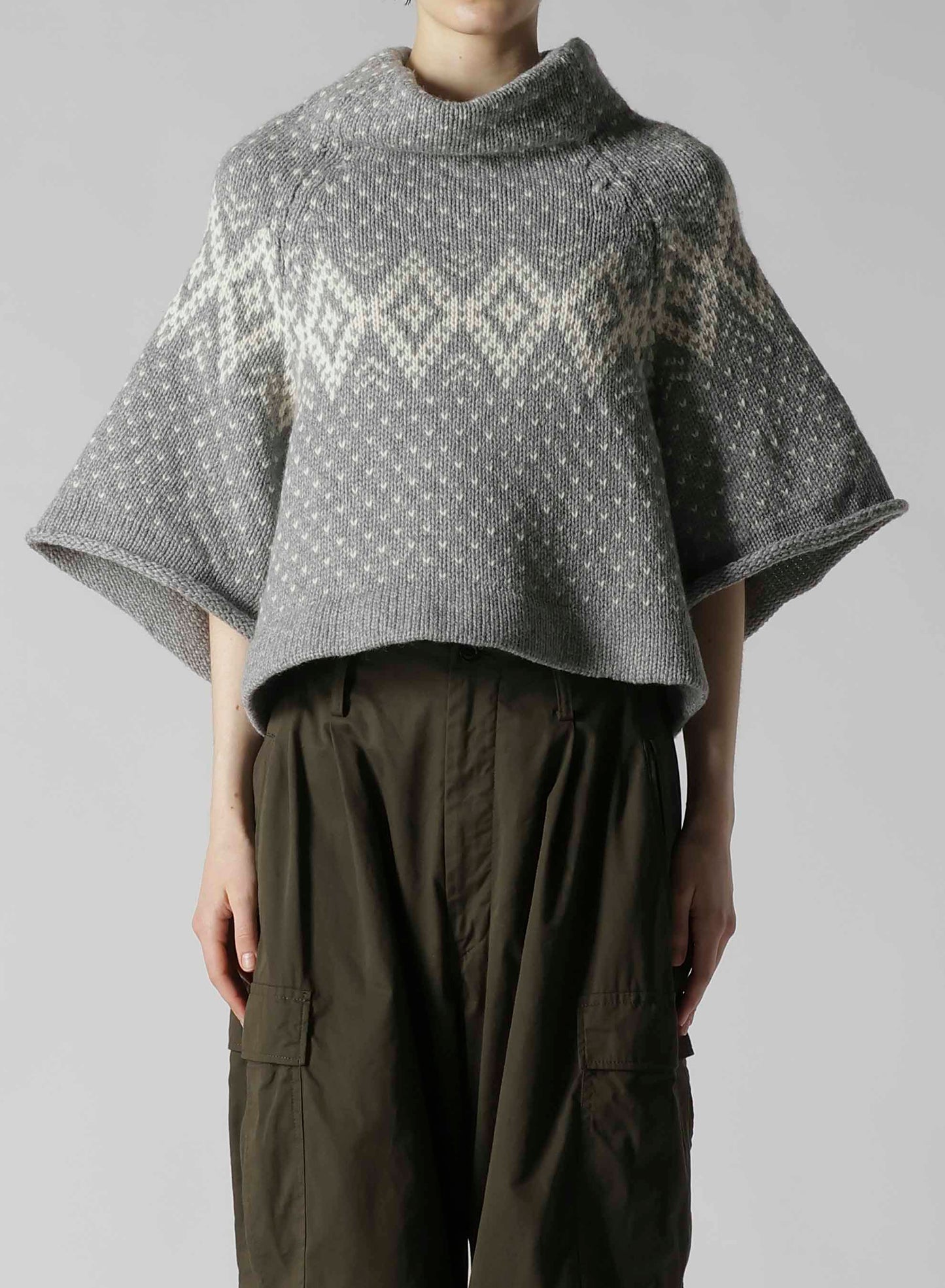 NORDIC JQ SHORT RAGLAN SLEEVE PULLOVER