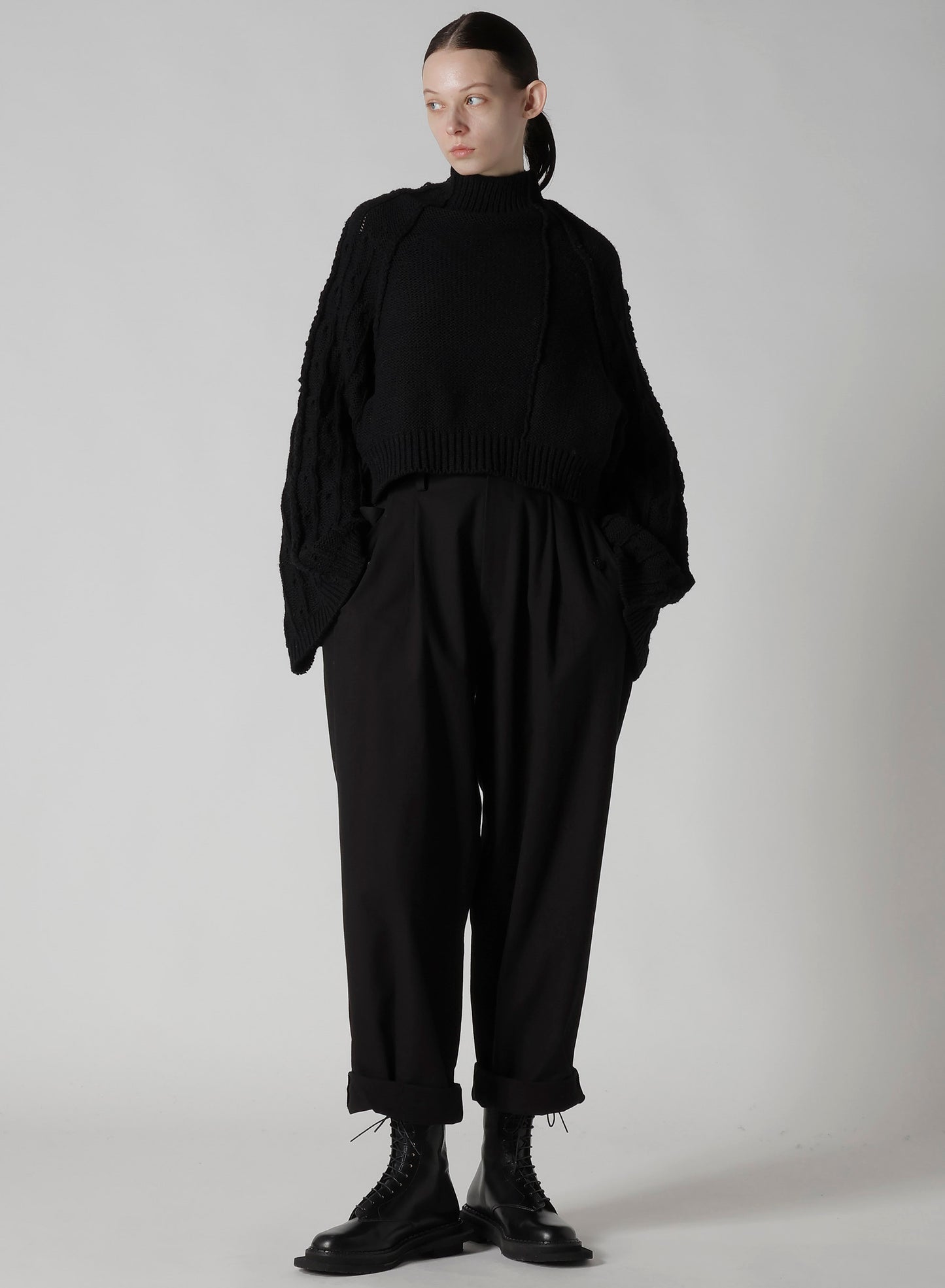 BIG SLEEVE KNIT PULLOVER