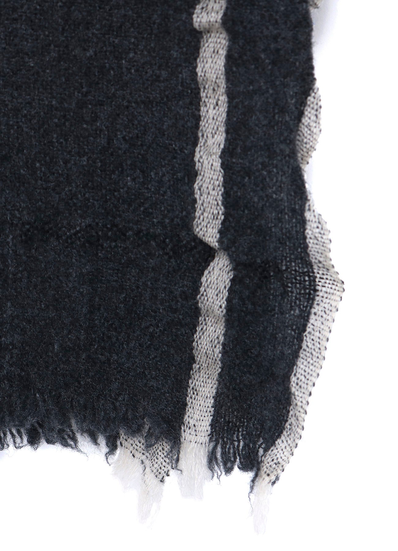 W PLAID FRILL SCARF