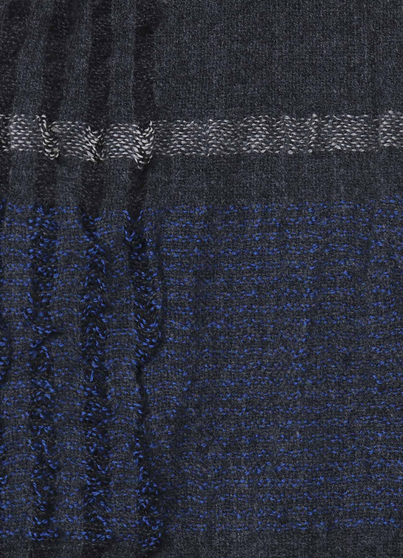 W PLAID FRILL SCARF