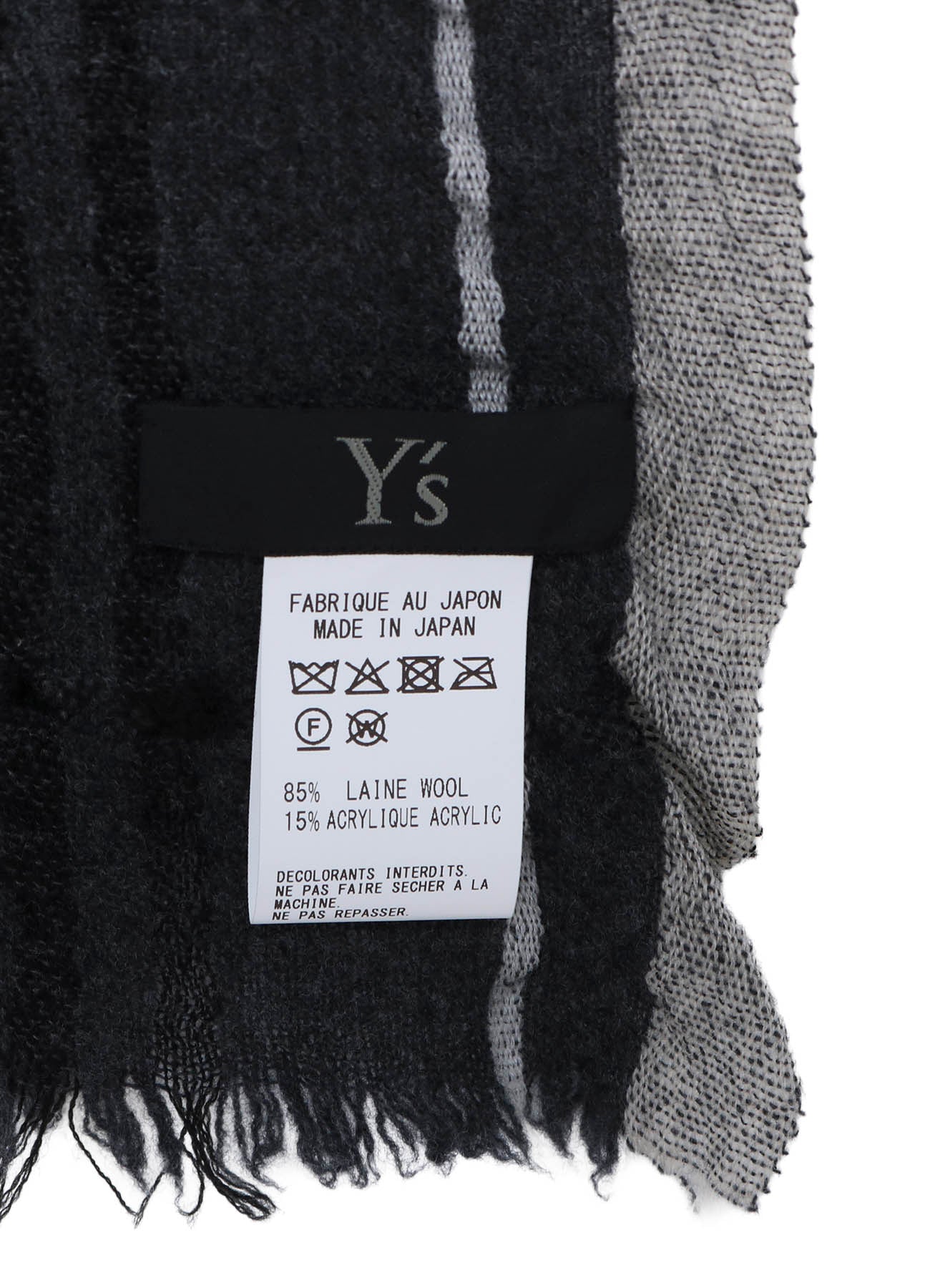 W PLAID FRILL SCARF