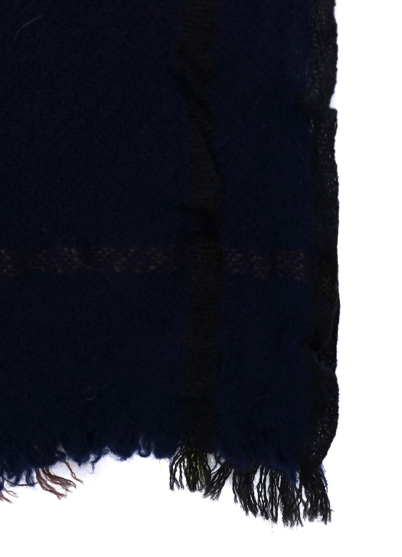 W PLAID FRILL SCARF