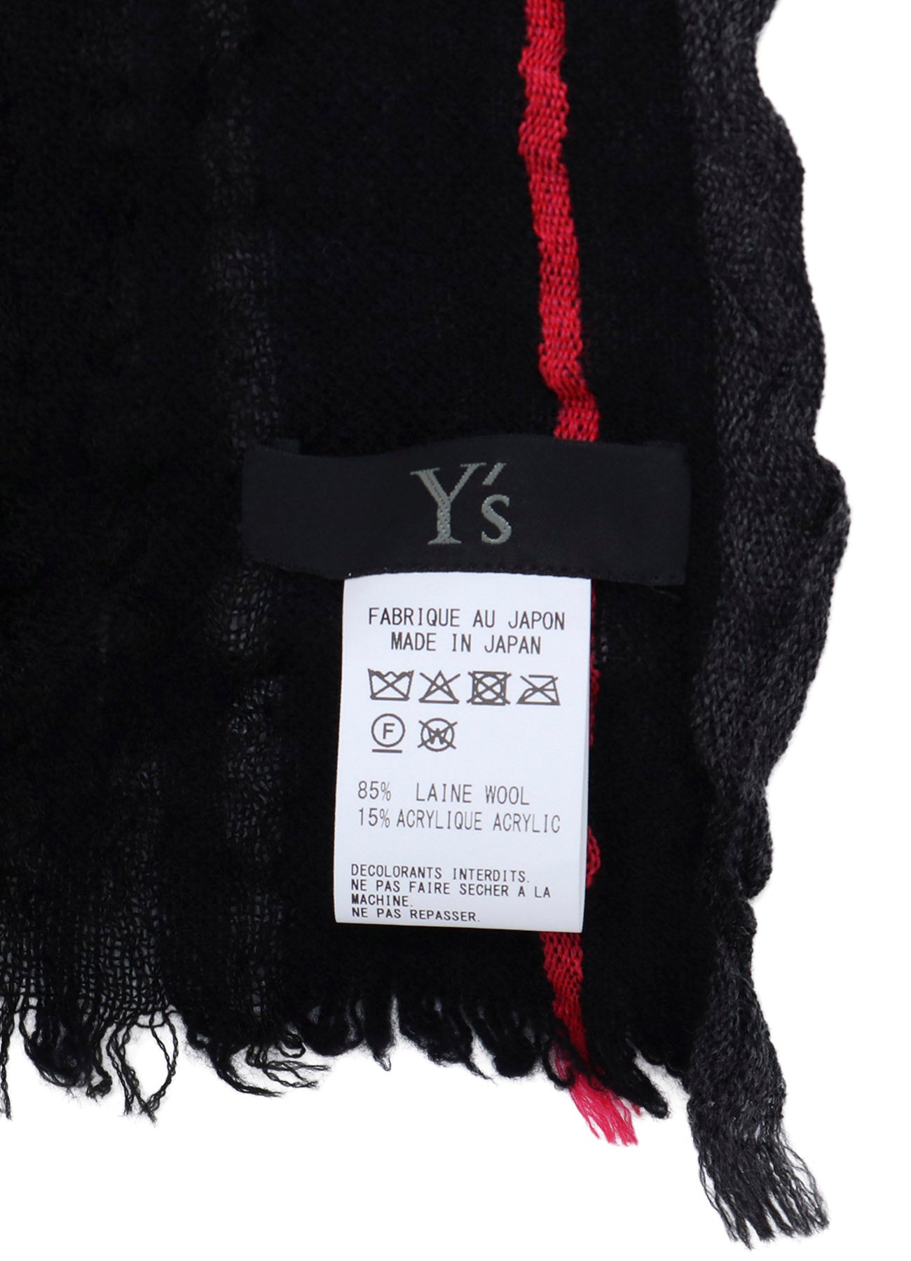 W PLAID FRILL SCARF