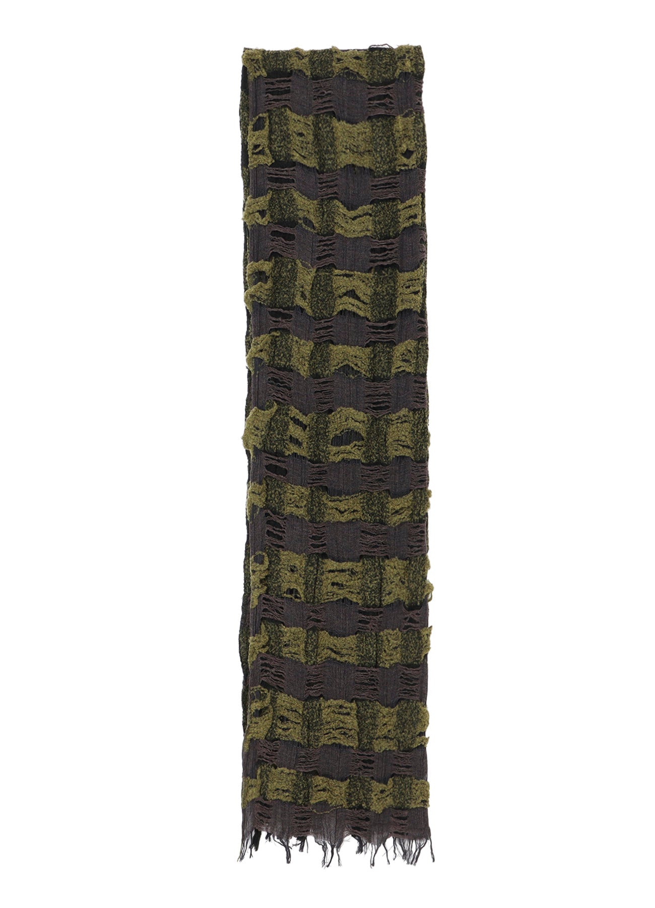 PLAID BOUCLE SCARF