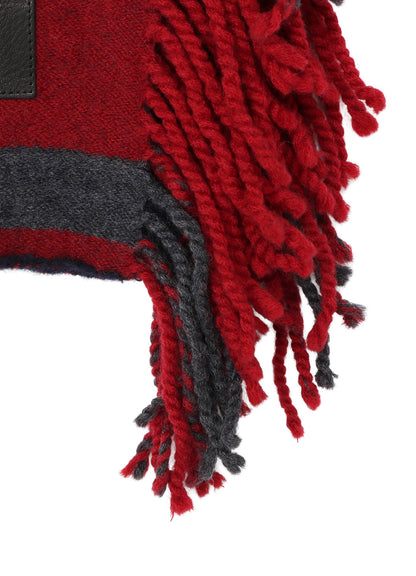 WOOL FRINGE SCARF